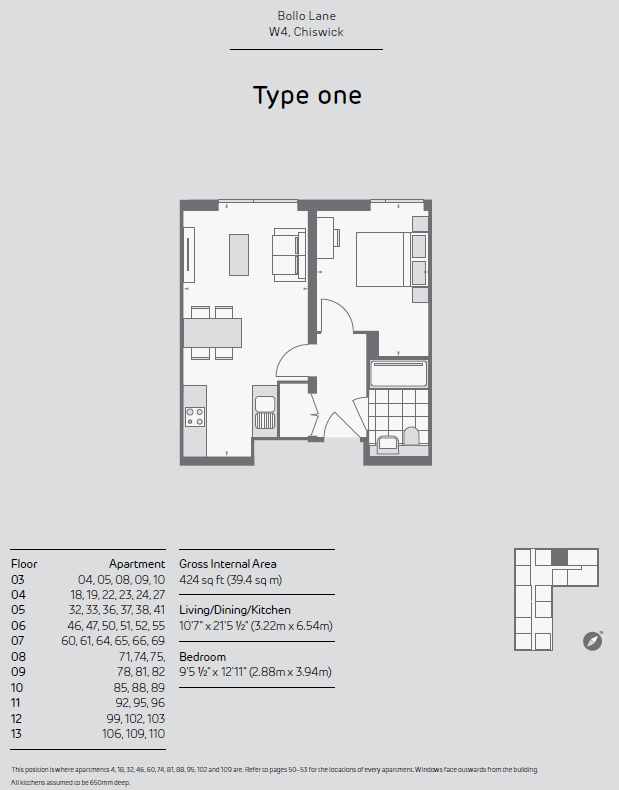 1 Bedrooms Flat for sale in Bollo Lane, London W4