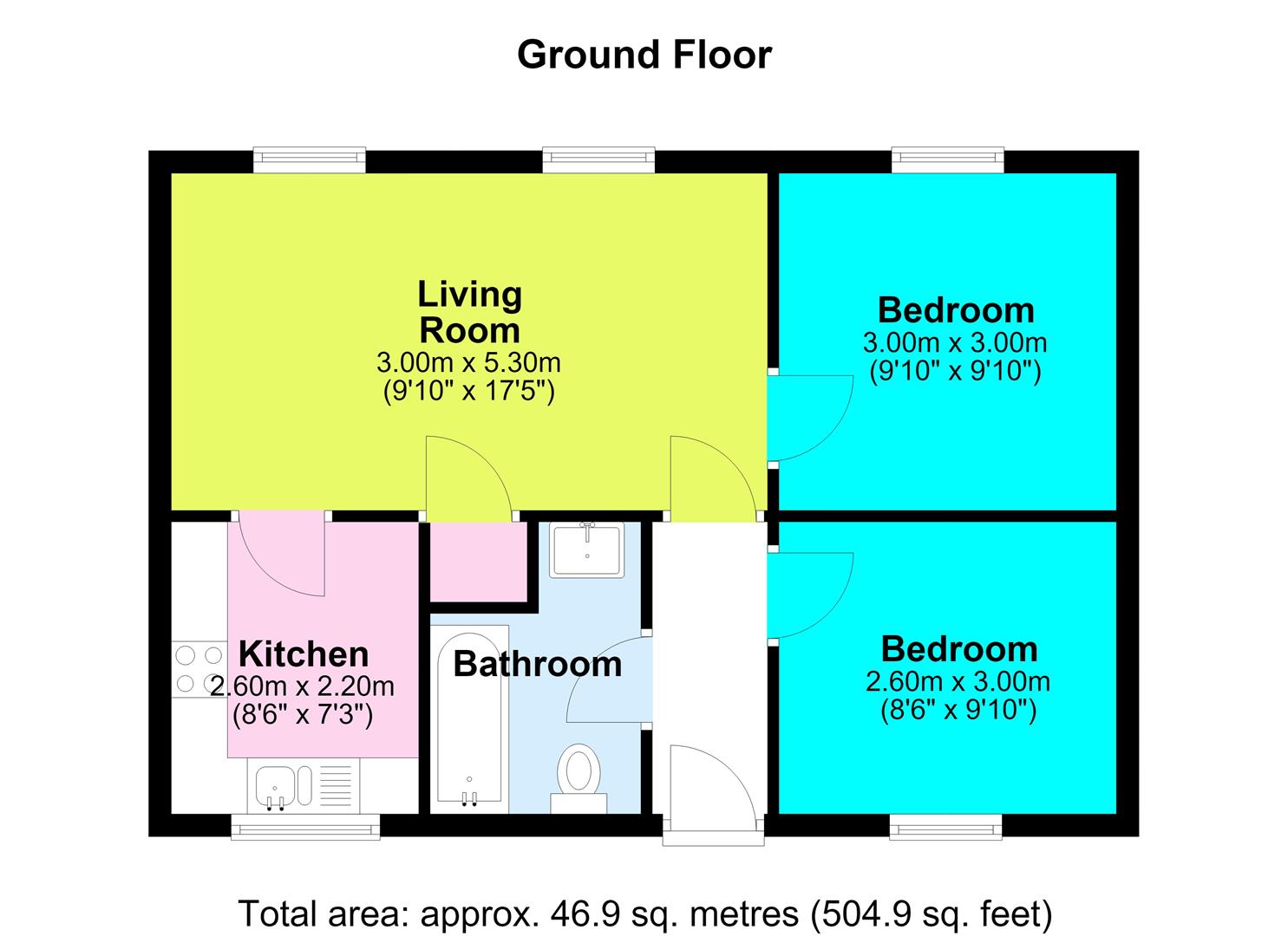 8 Ashford Mews, Old Street, Ludlow floorplan