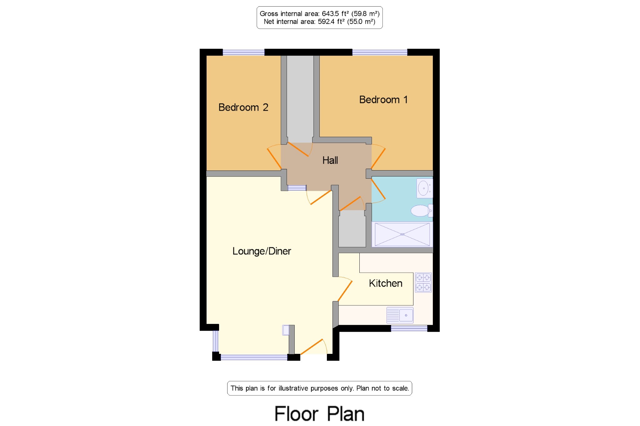 2 Bedrooms Maisonette for sale in Pound Avenue, Stevenage, Hertfordshire, England SG1