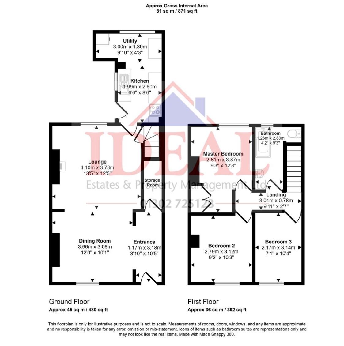 139, South Street, Doncaster floorplan