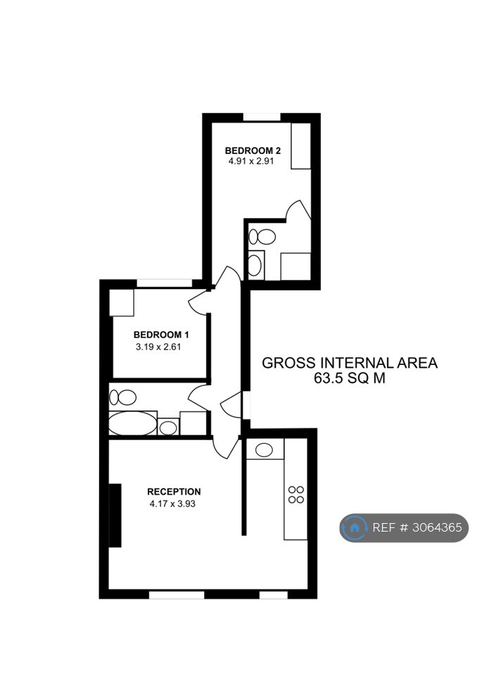 Flat   Eardley Crescent, London floorplan