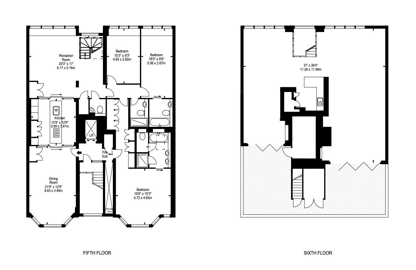11 Imperial House, 11-13 Young Street, High Street Kensington floorplan