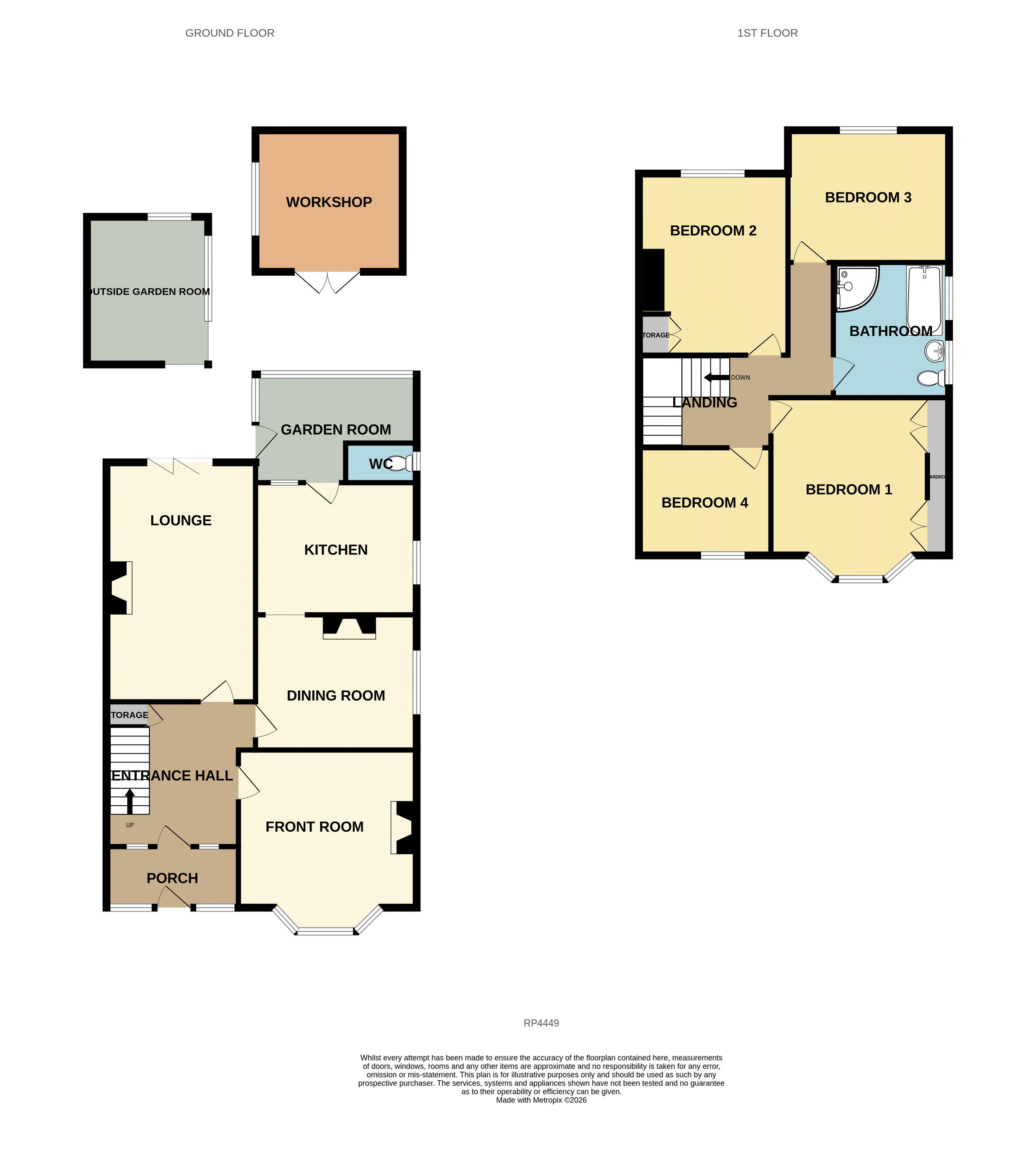 Kensington Avenue, Colwyn Bay floorplan