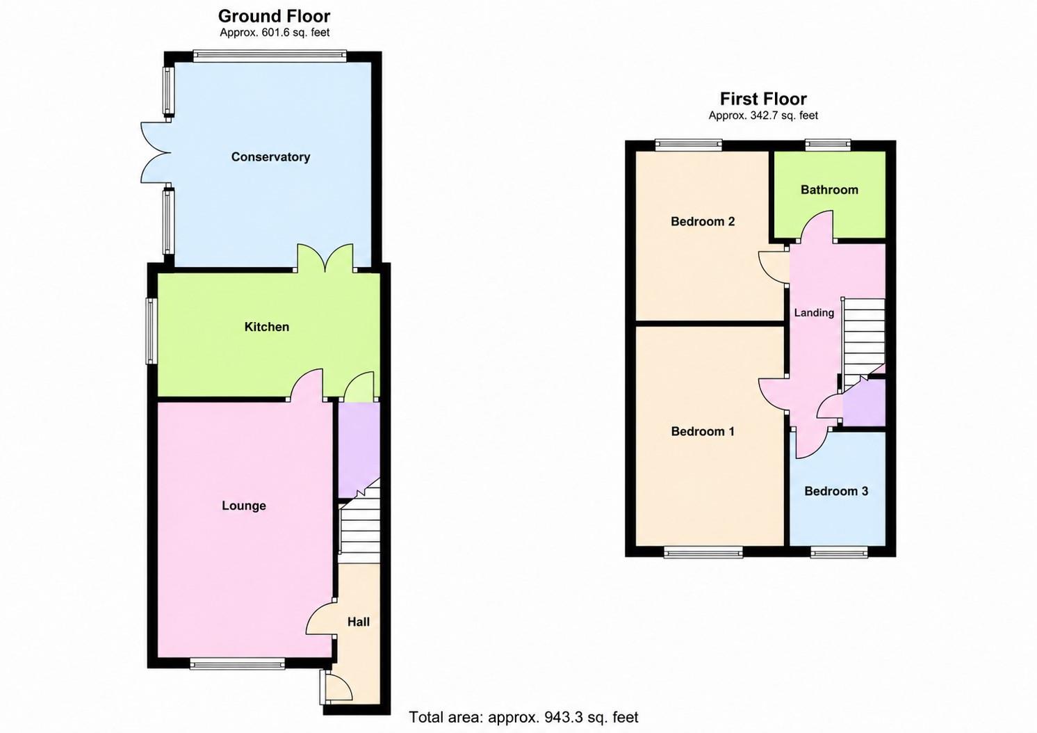 31, Poppy Close, Oldham floorplan