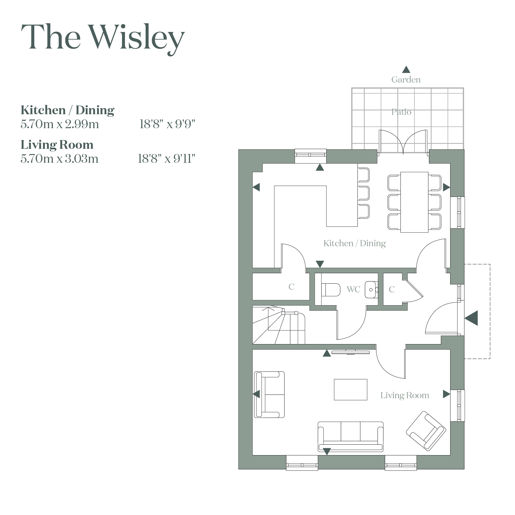 Home 59 The Wisley Fernham Homes,, Blean Common, Canterbury floorplan