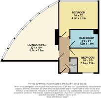 Apartment 18, Imperial Buildings, High Street, Rotherham floorplan