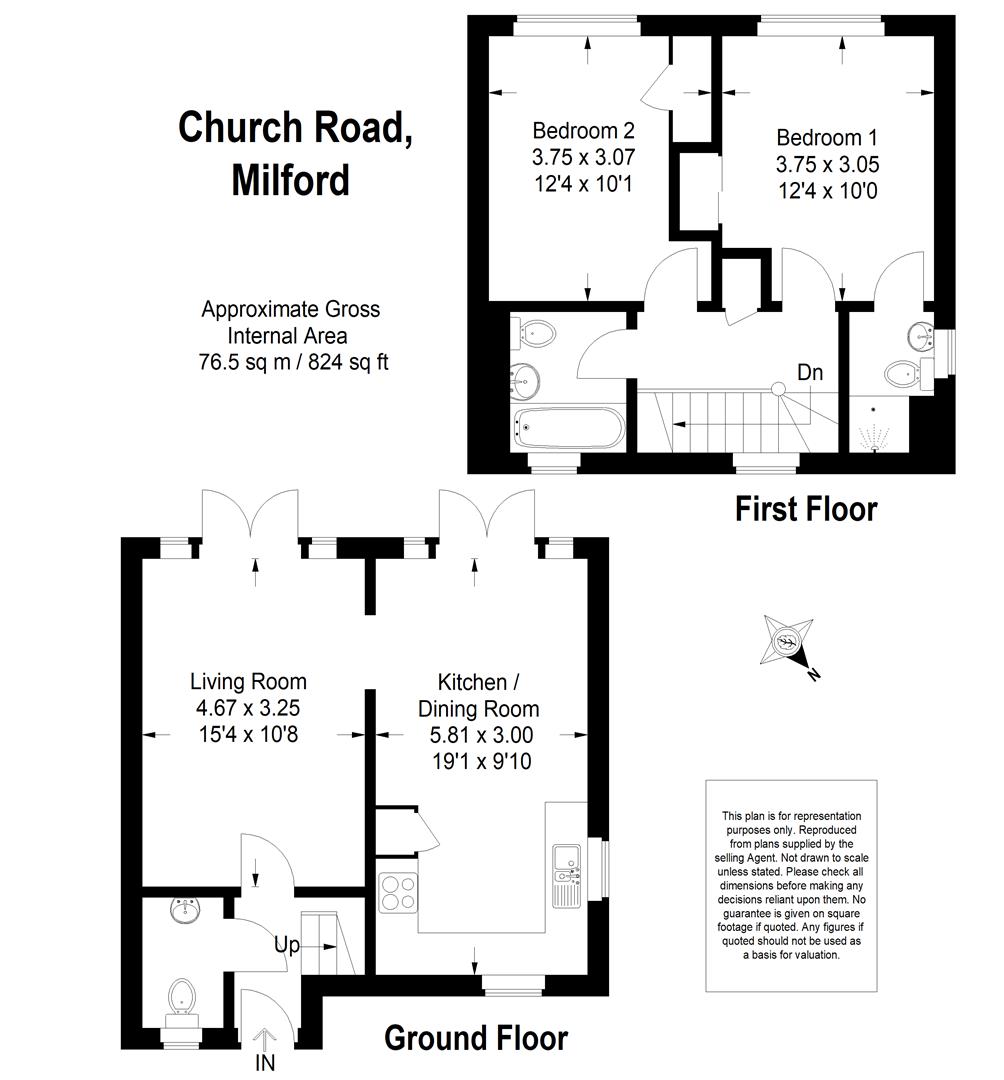 Church Road, Milford floorplan