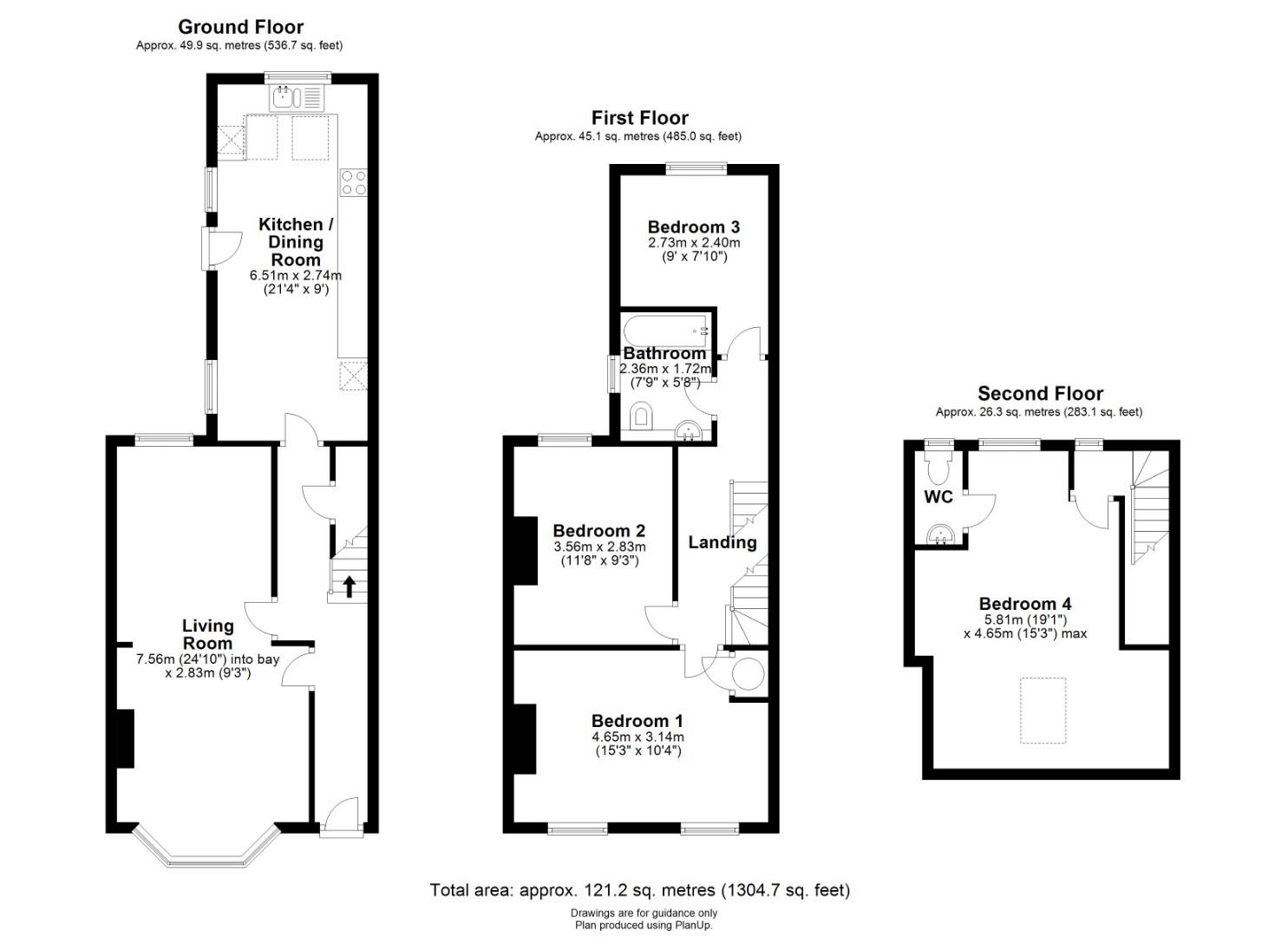 5, St Andrews Road, Cambridge floorplan