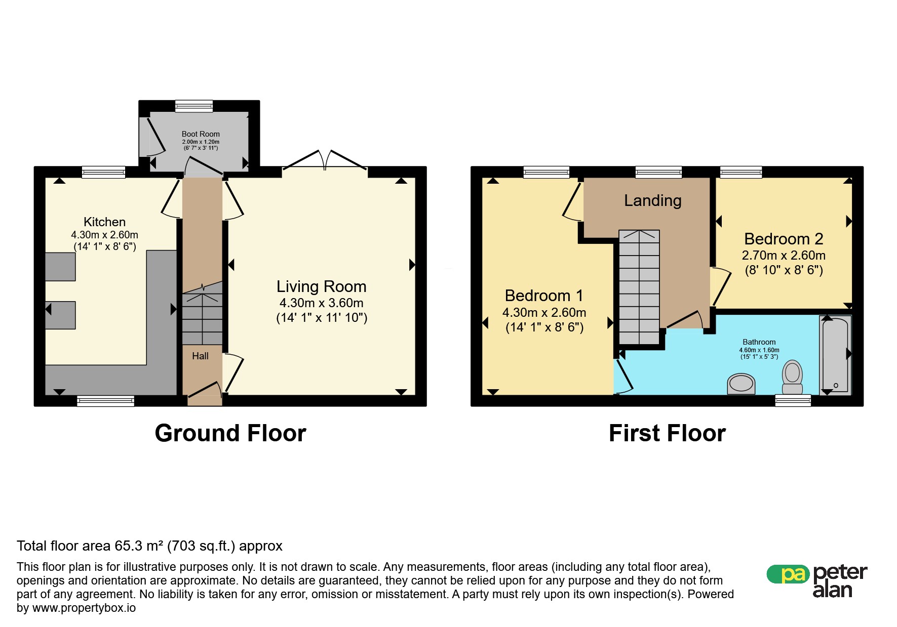 Cambrian Terrace, Tonypandy floorplan