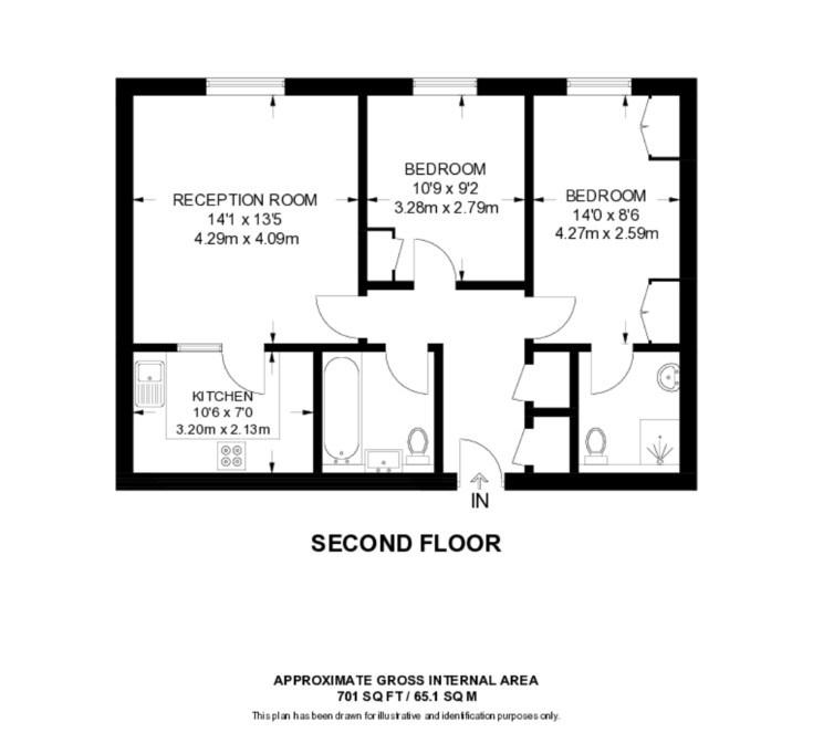 85,, Chamberlayne Avenue, Wembley floorplan
