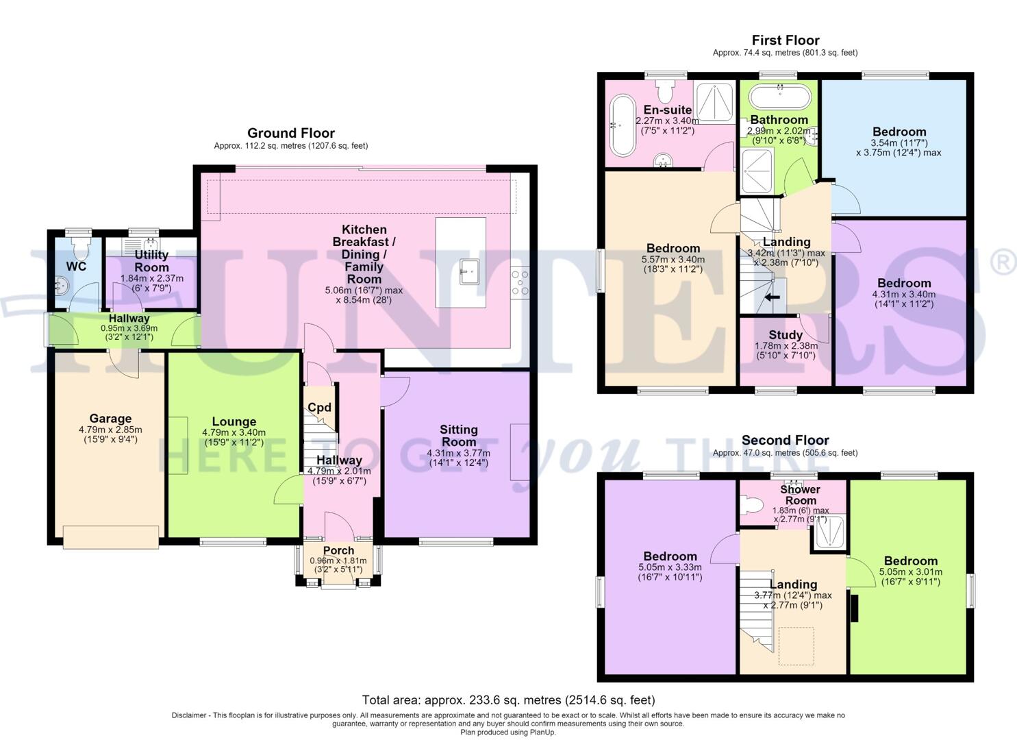 3, Wentworth Close, Manchester floorplan
