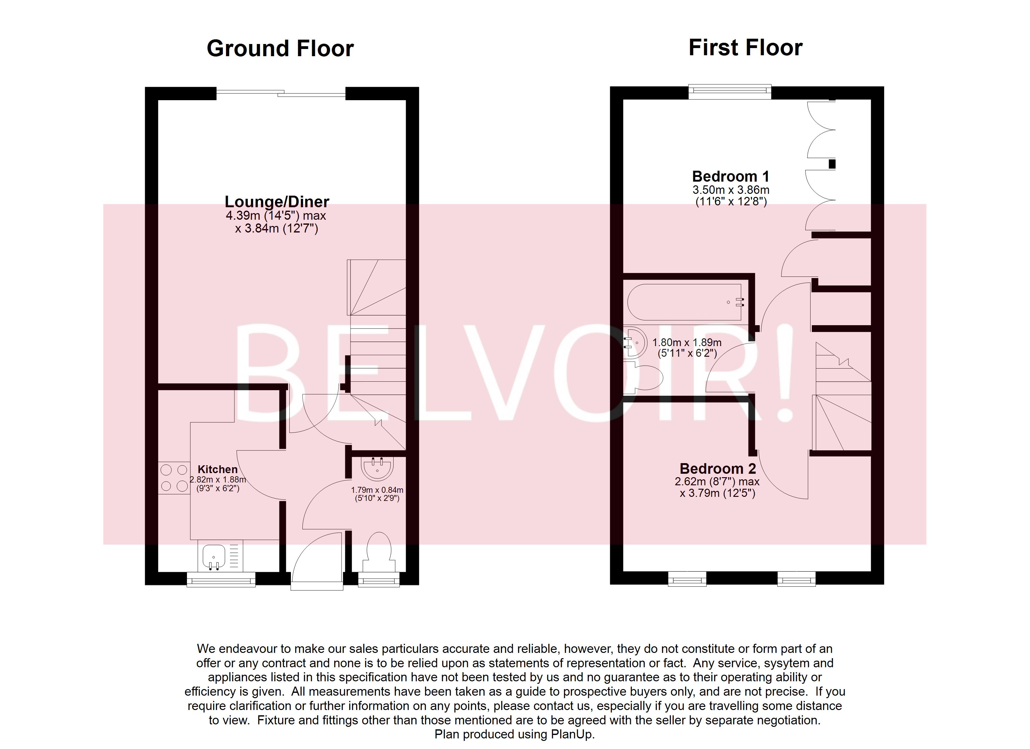 12, Gainage Close, Corby floorplan