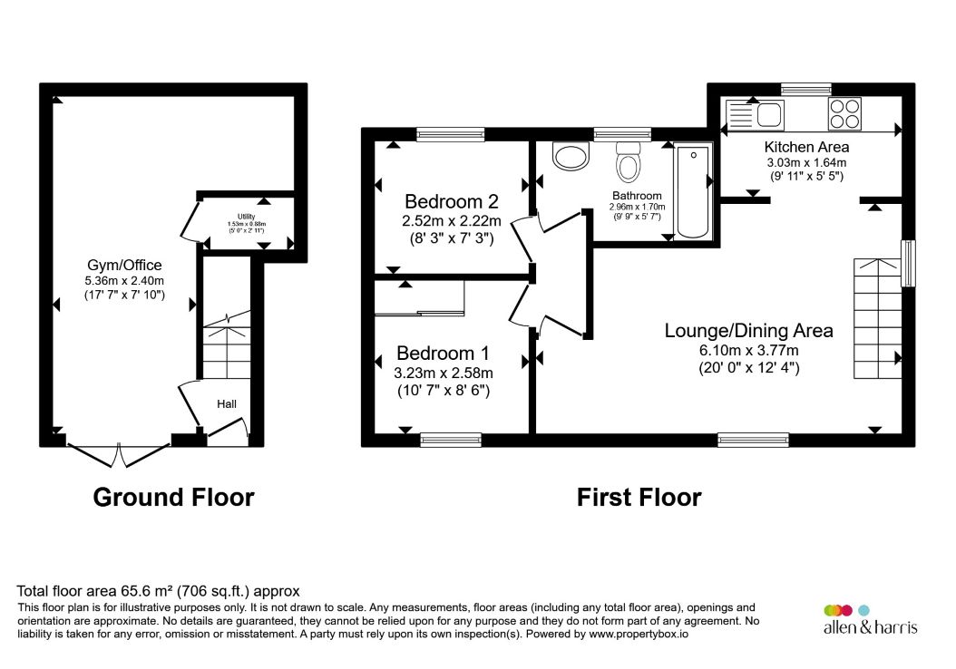 66, Doe Close, Cardiff floorplan