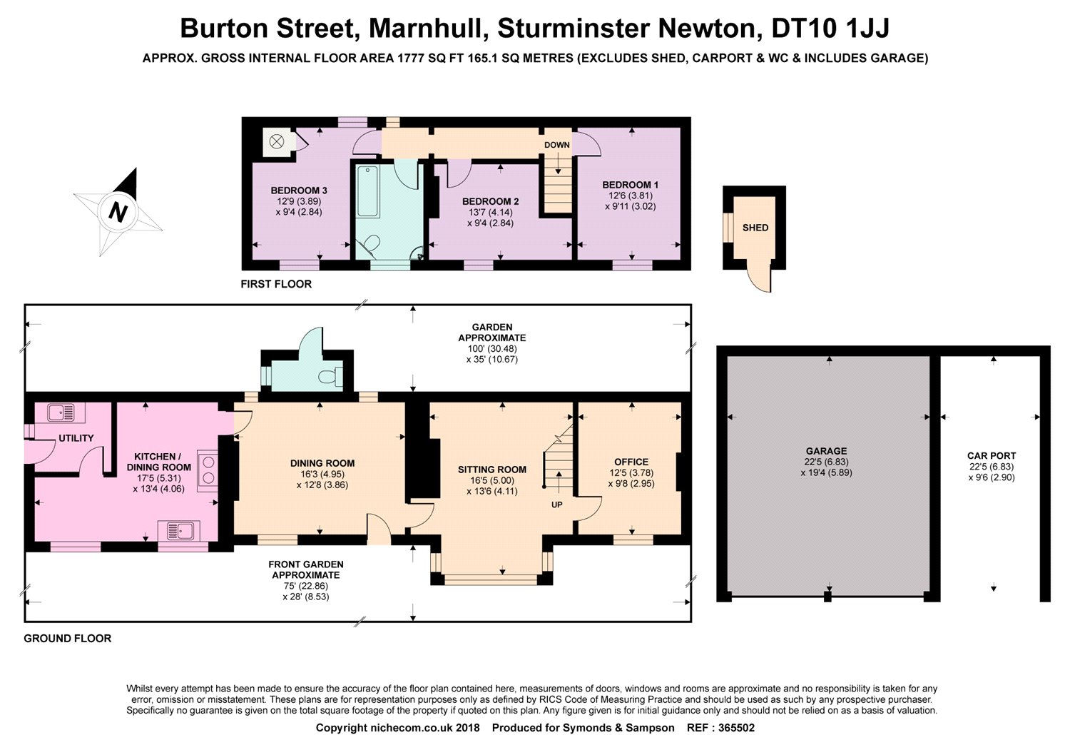 3 Bedrooms Detached house for sale in Burton Street, Marnhull, Sturminster Newton DT10