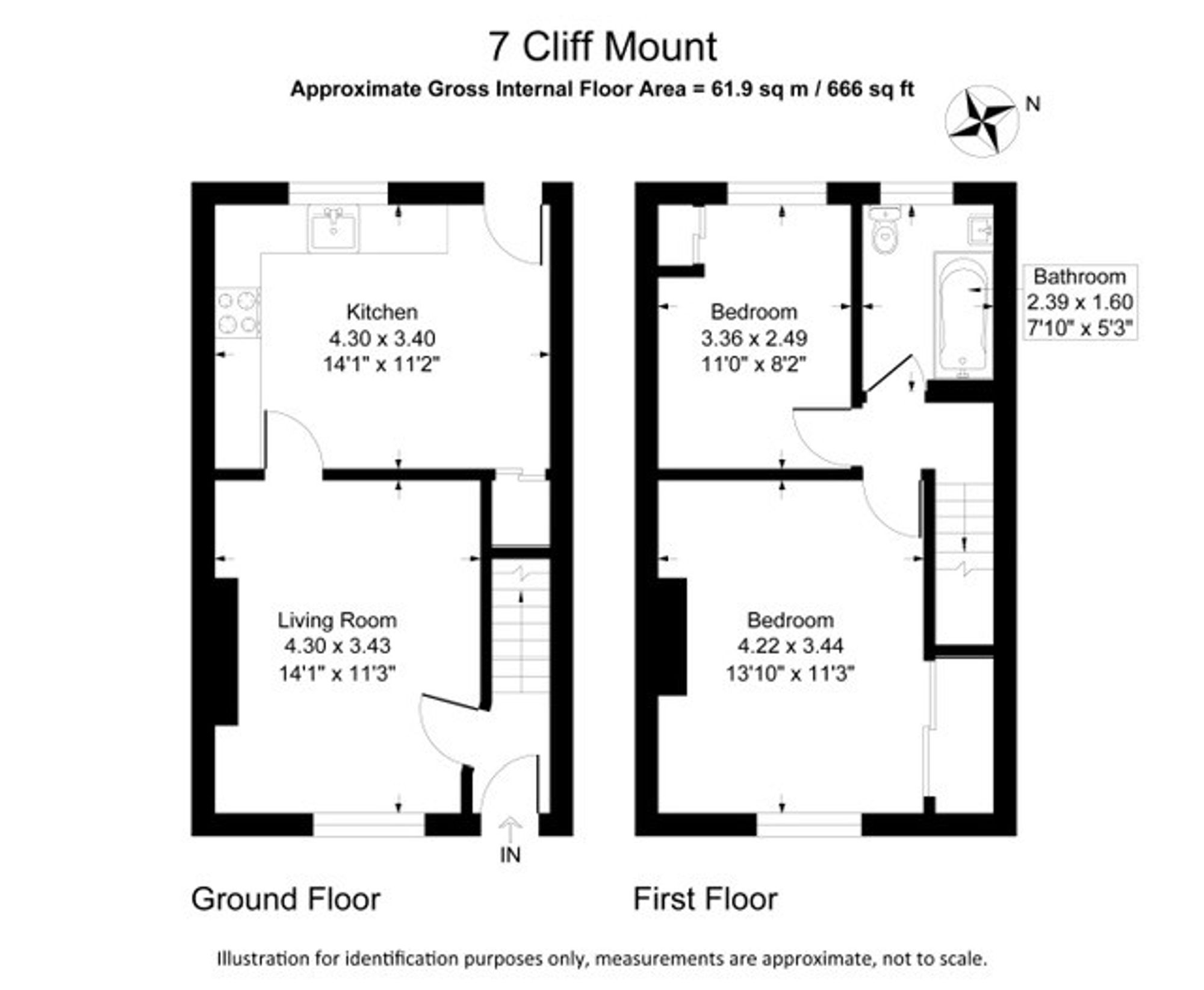 7 Cliff Mount, Bury floorplan