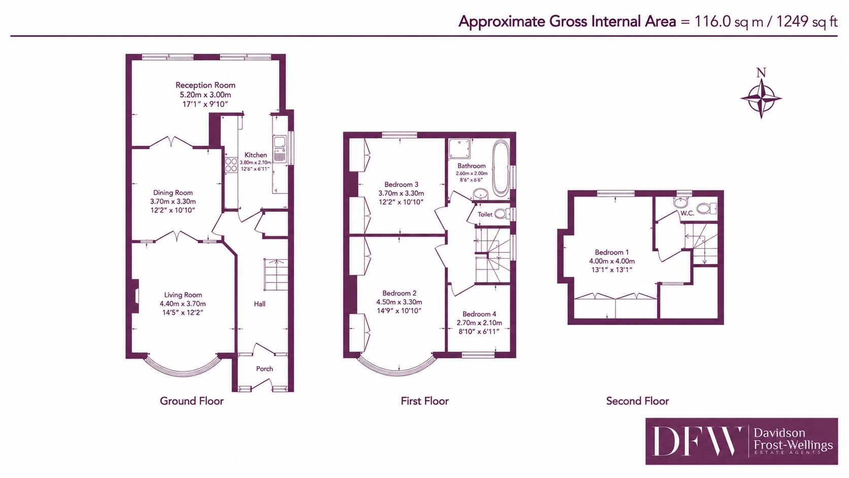 118, Elms Road, Harrow floorplan
