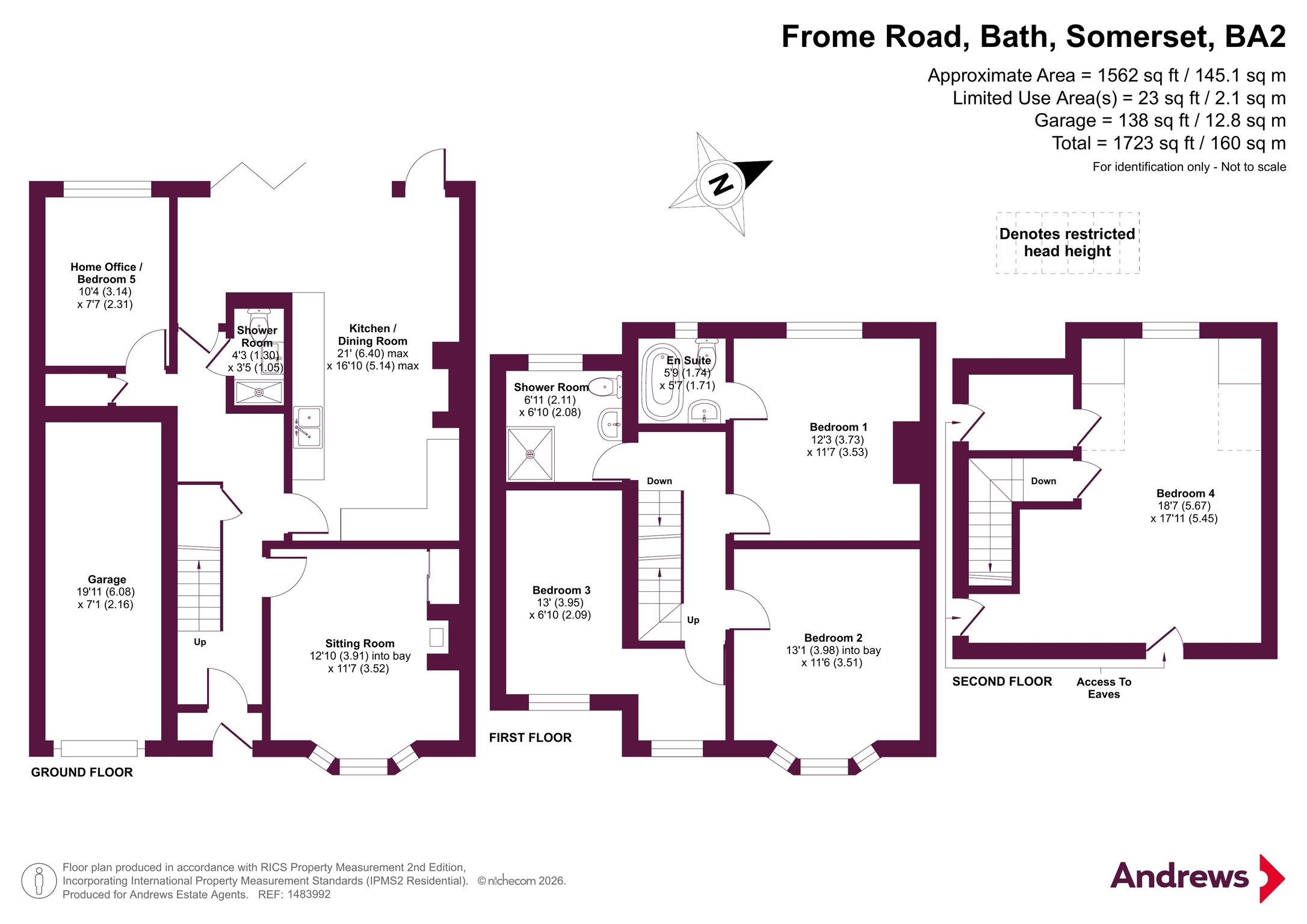 128, Frome Road, Somerset floorplan