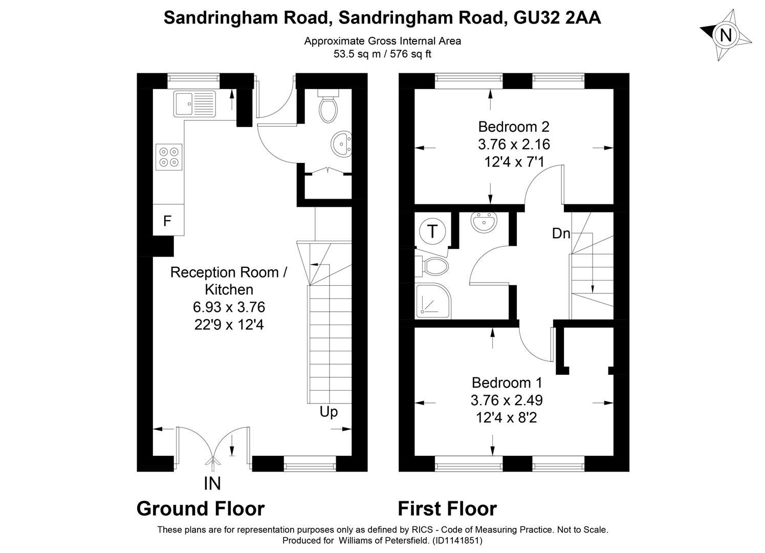 28, Sandringham Road, Petersfield floorplan