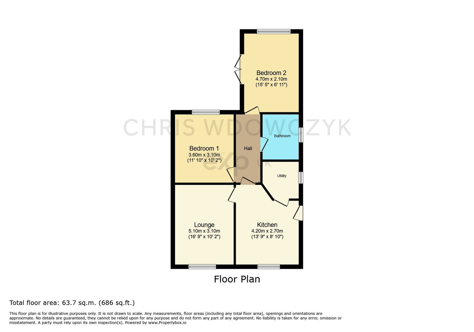 3, Amport Close, Brighouse floorplan