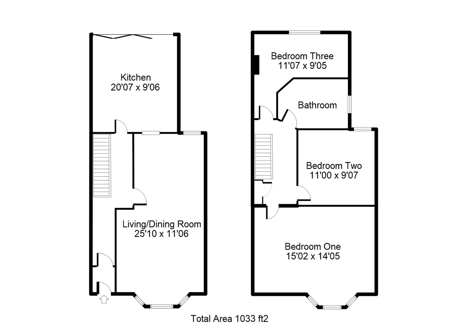 3 Bedrooms Terraced house for sale in Scott Road, Hove BN3