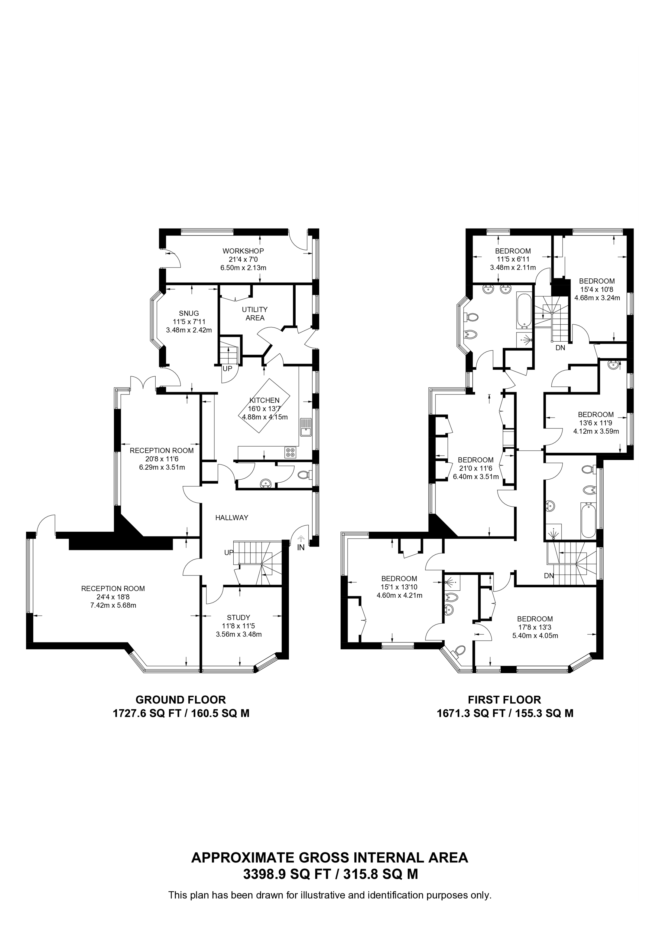 Hill Close, Harrow on the Hill floorplan