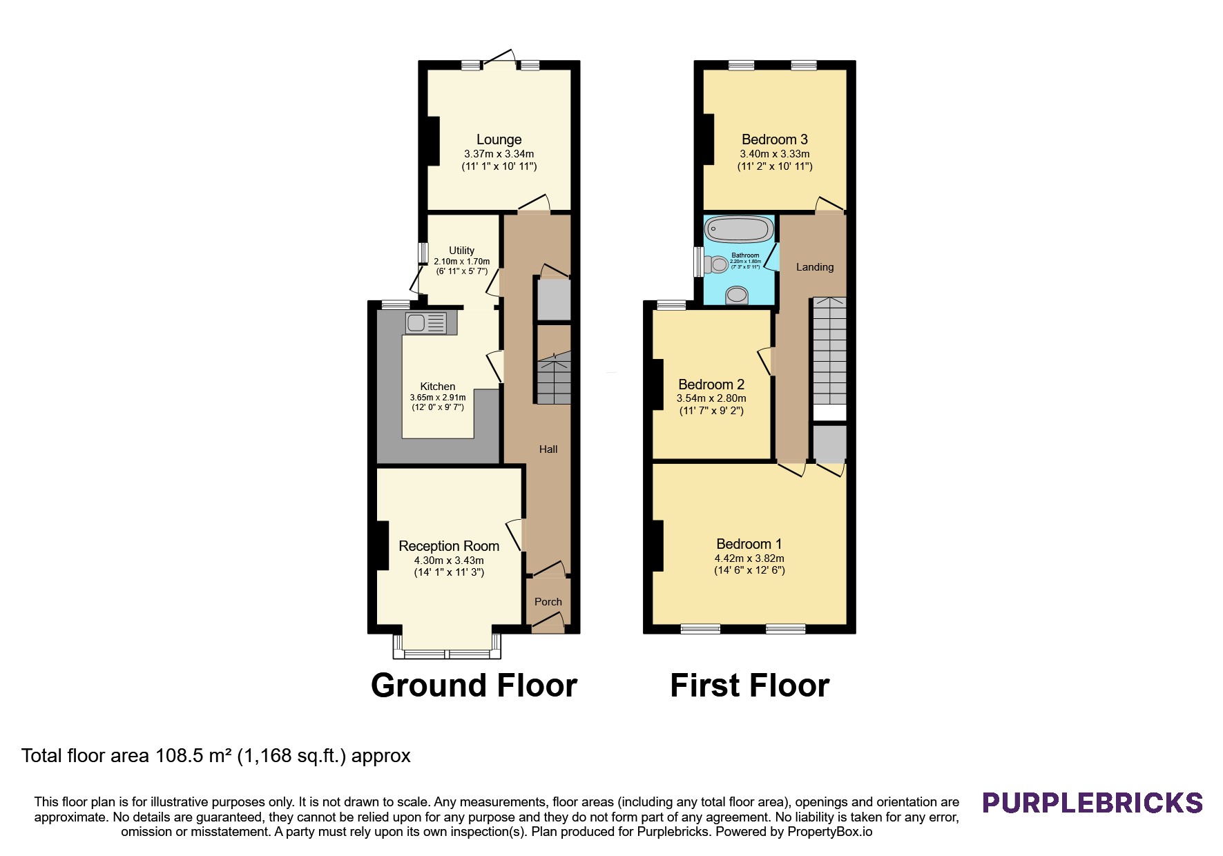 17, Firs Street, Dudley floorplan