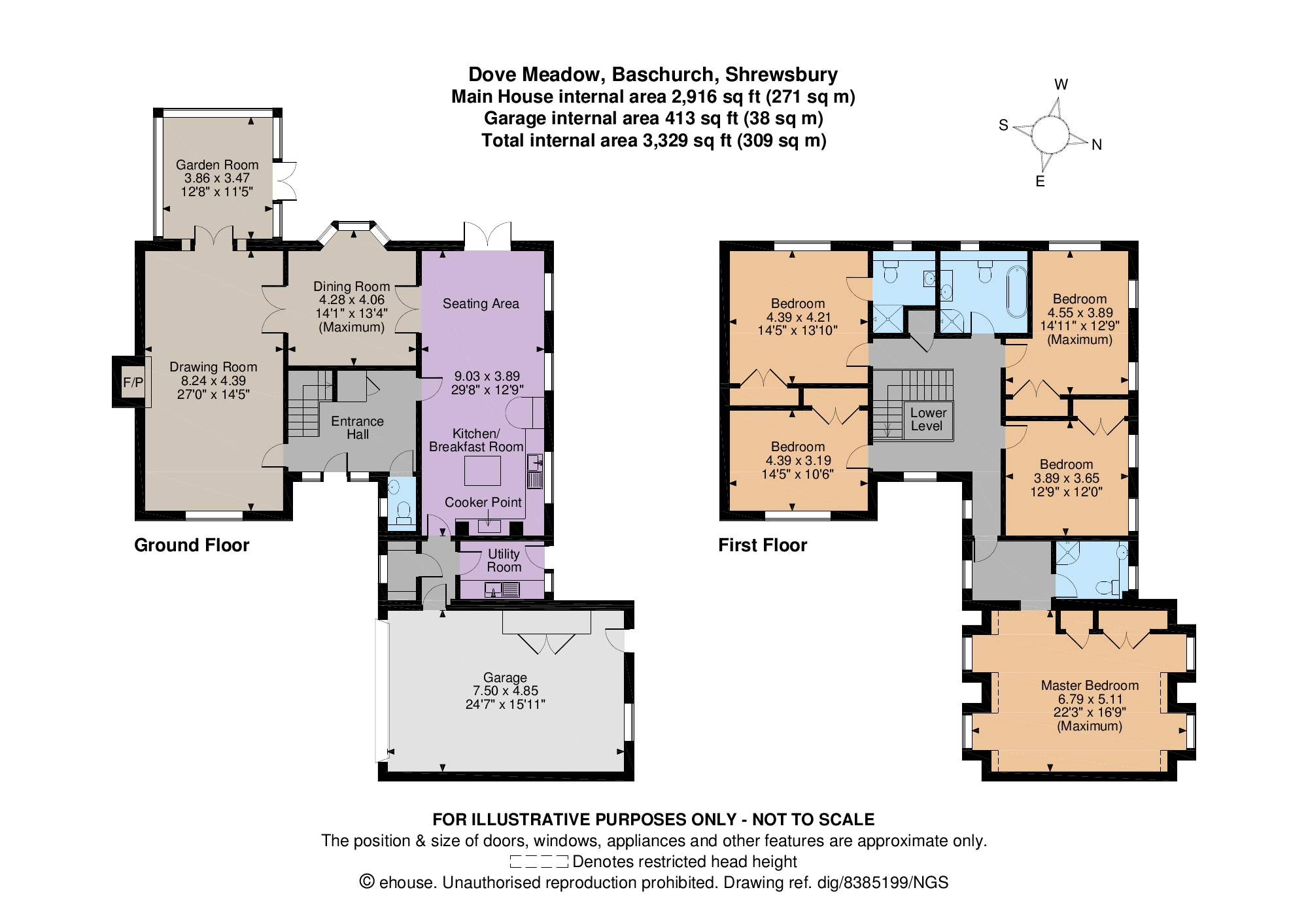 5 Bedrooms Detached house for sale in Dove Meadow, Baschurch, Shrewsbury SY4