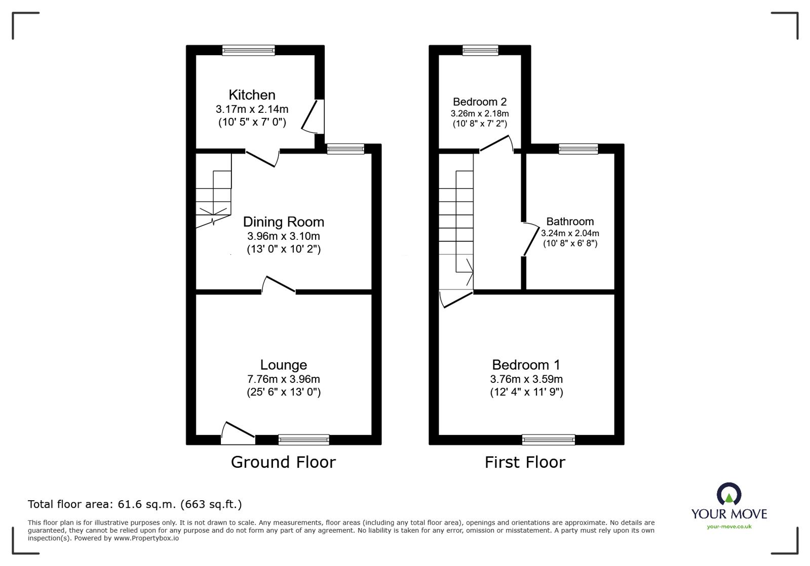 107, Snydale Road, Barnsley floorplan