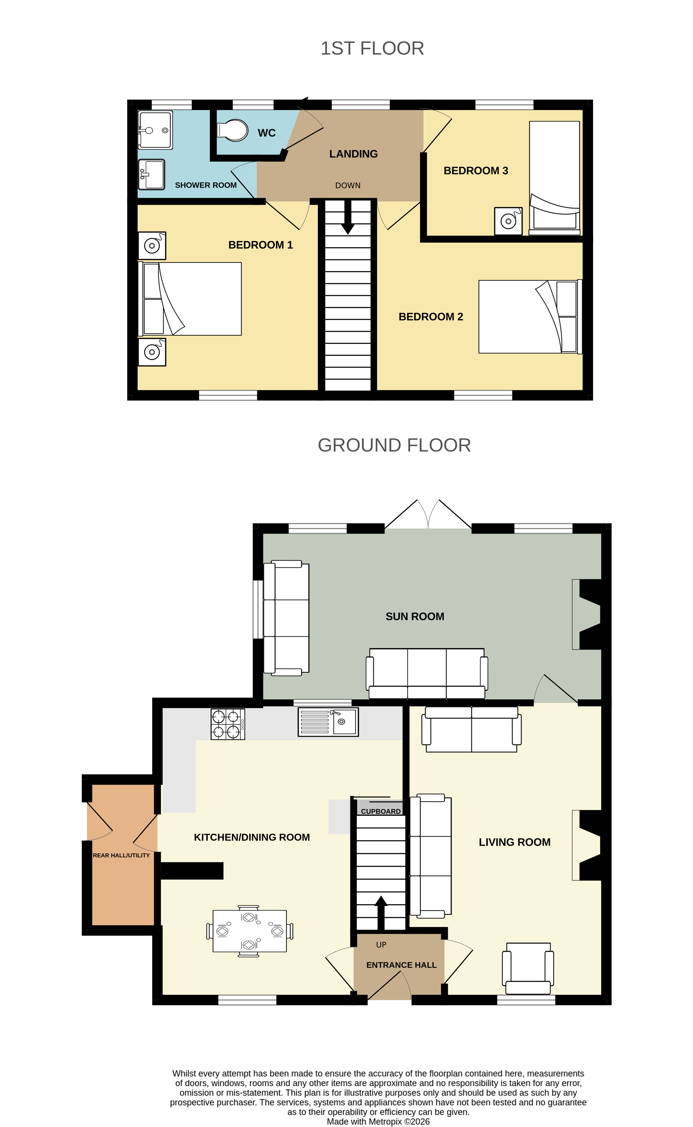 11, Courtfield, Langport floorplan
