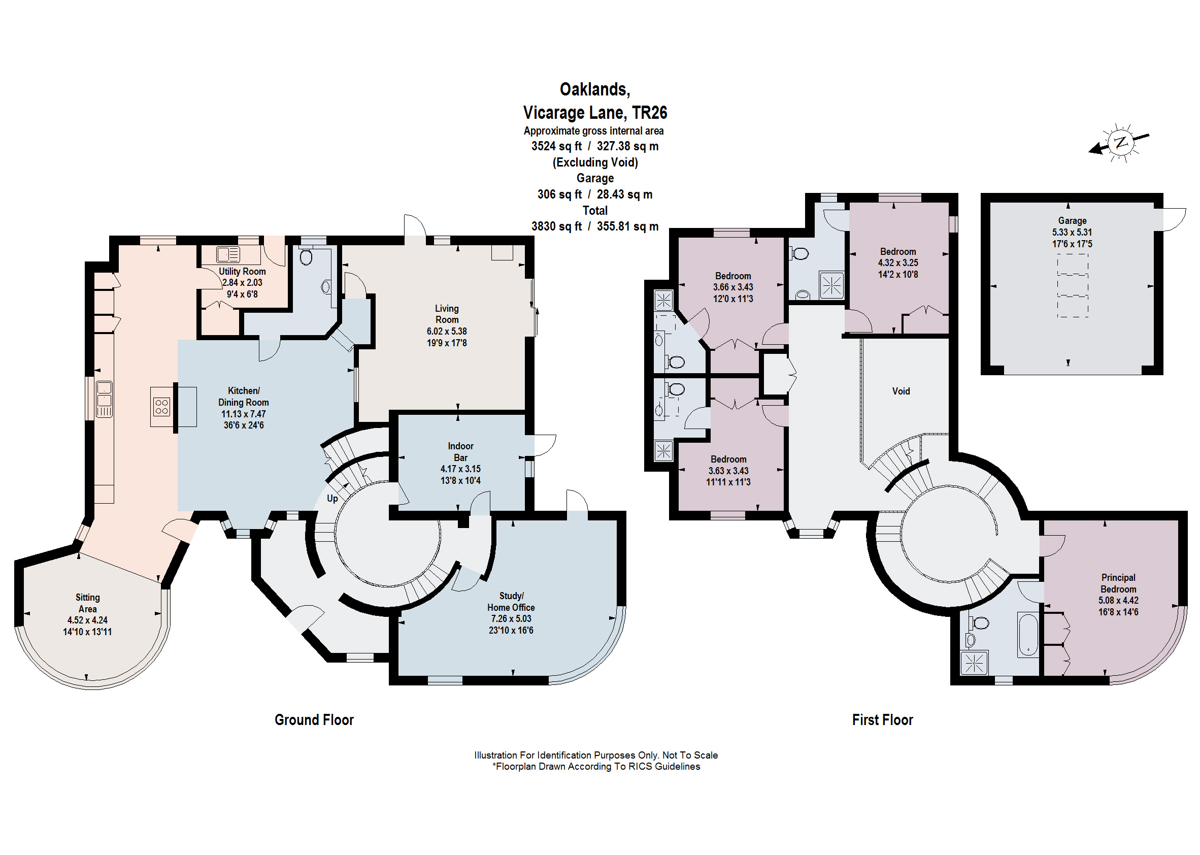 Oaklands,, Vicarage Lane, St. Ives floorplan