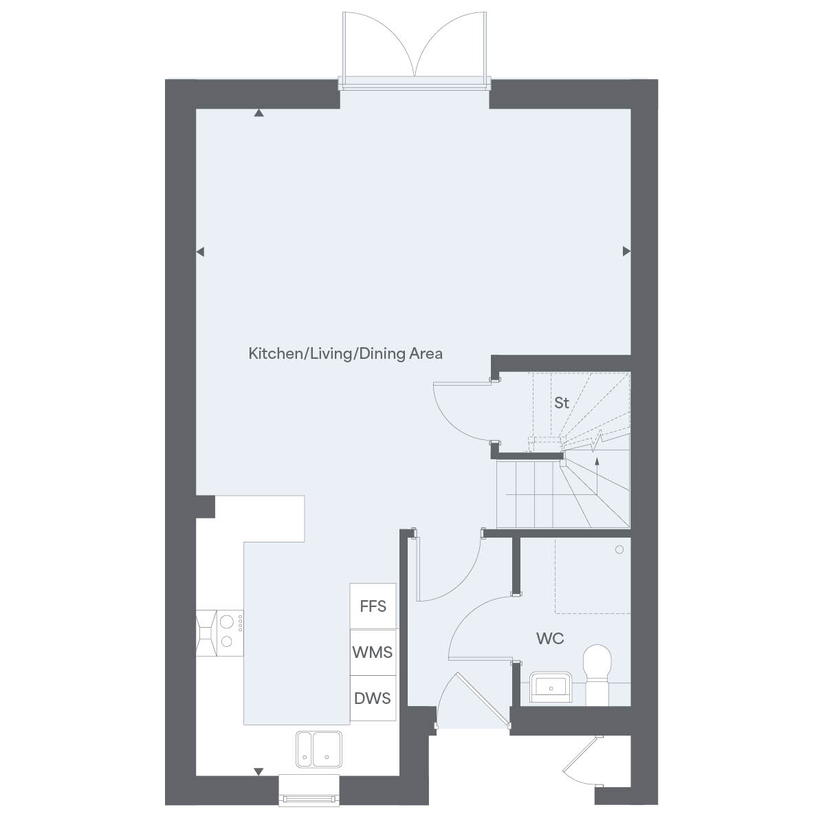 500, Longhoughton Avenue, Ebbsfleet Garden City floorplan