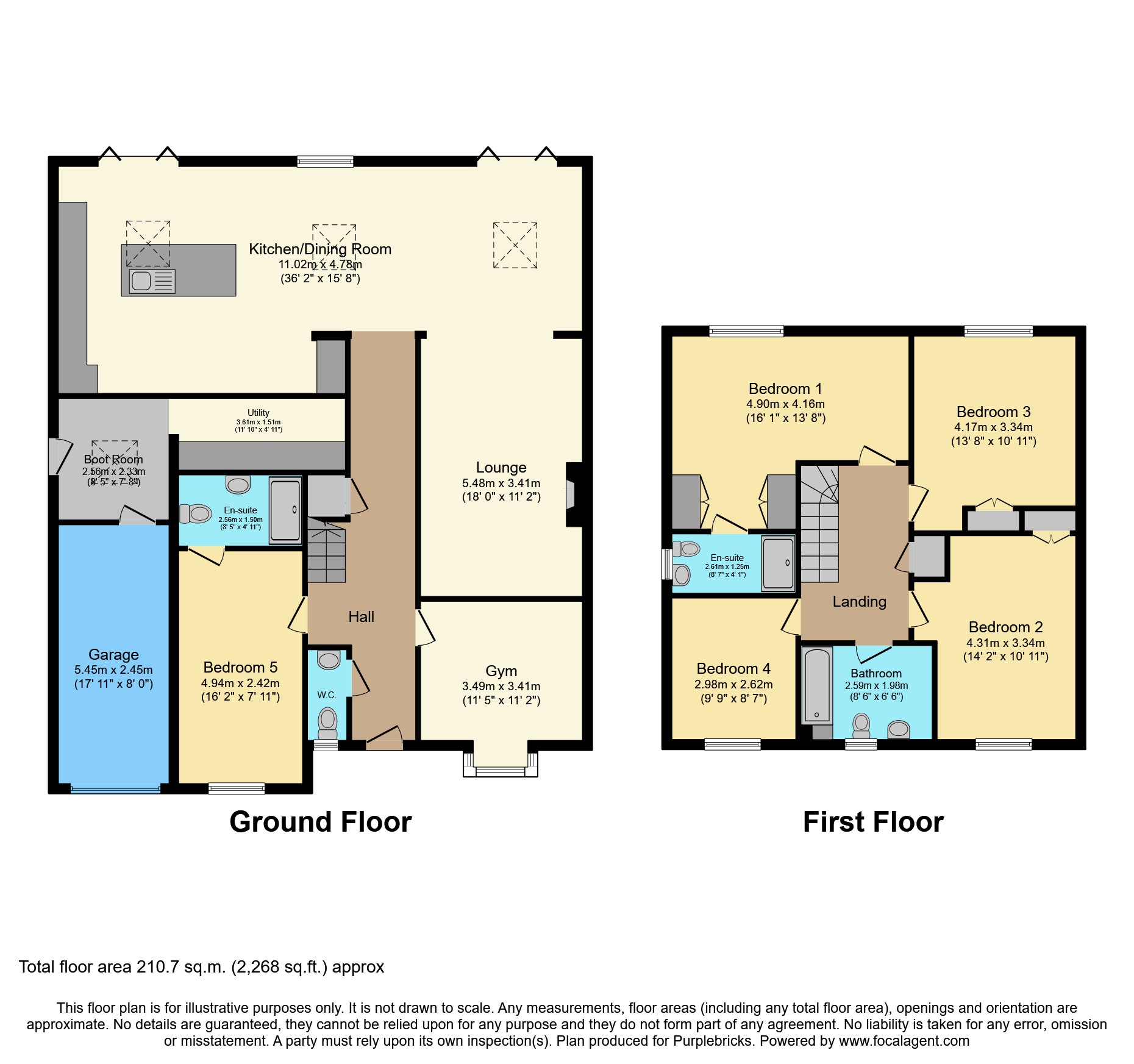 12, The Avenue, Biggleswade floorplan