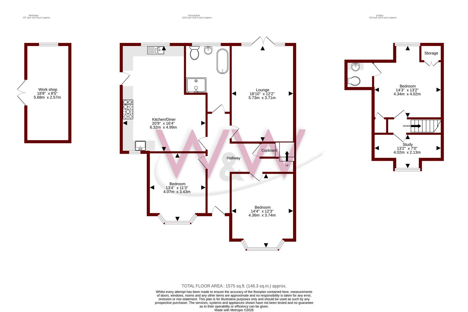 16, Beverley Gardens, Bursledon floorplan