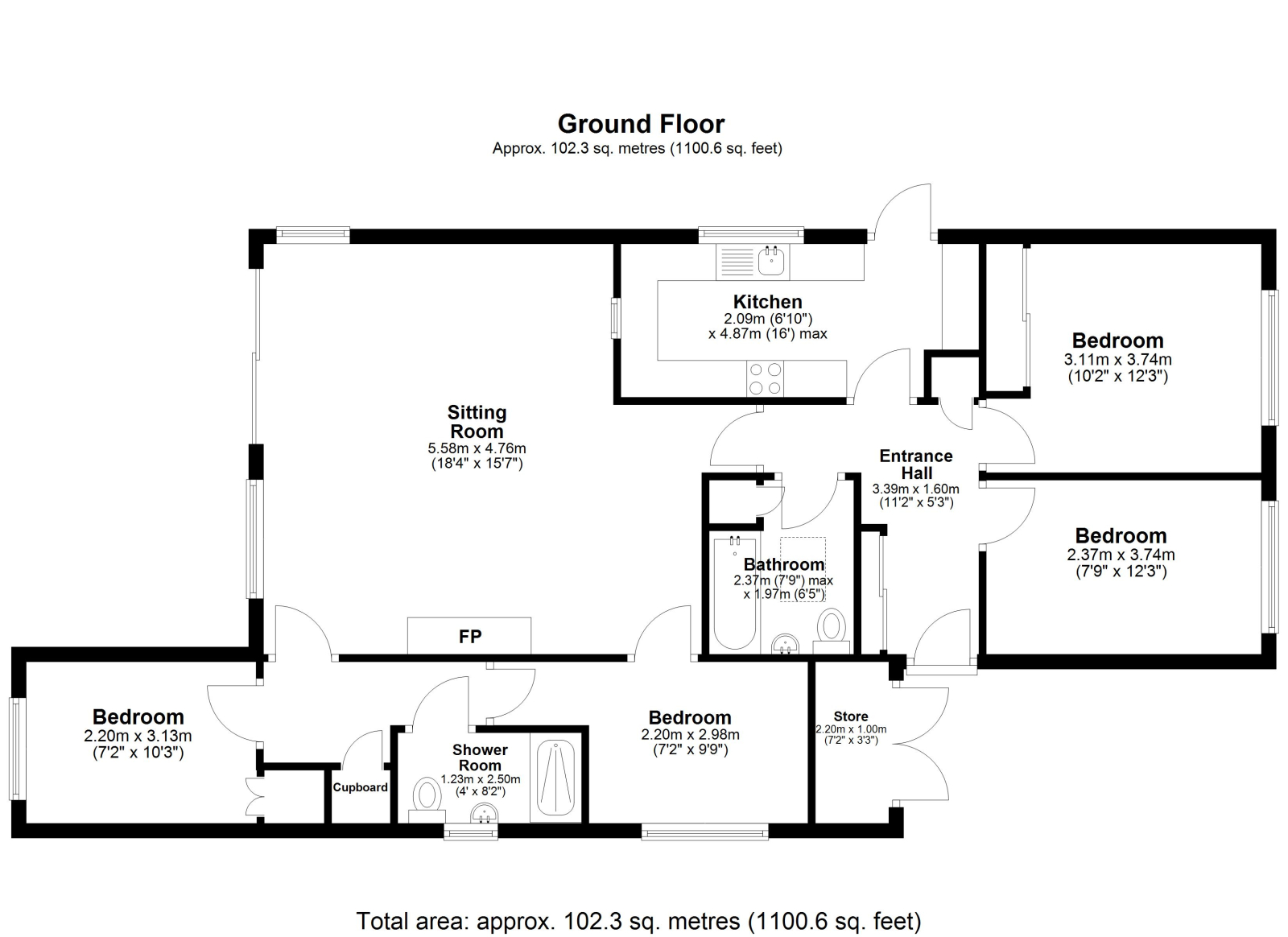 Seamist, 10 Brea Road, Rock floorplan