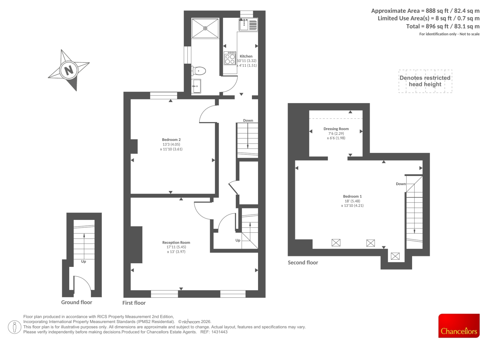 44a, Station Road, Reading floorplan