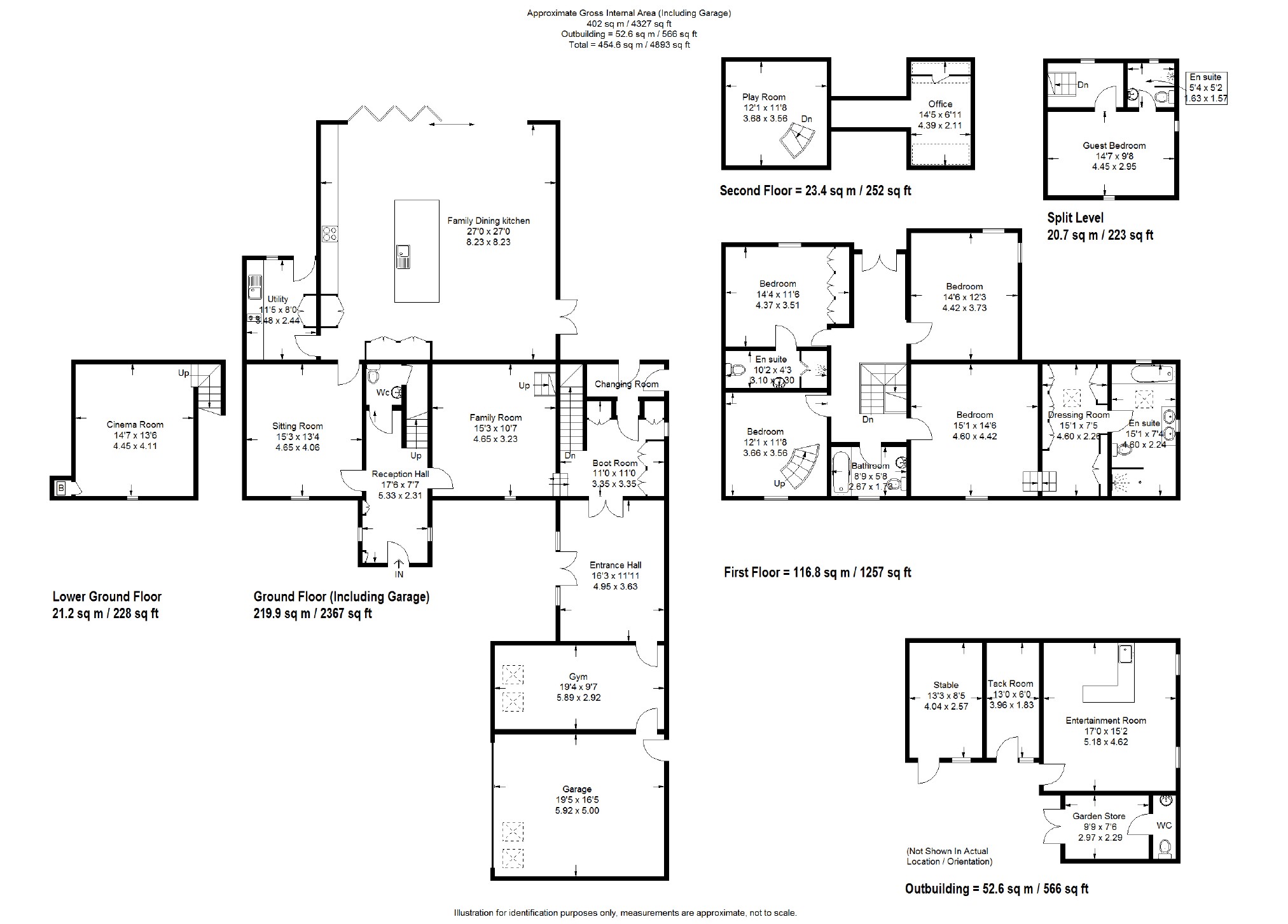 5 Bedrooms Detached house for sale in Skipton Road, Hampsthwaite, North Yorkshire HG3