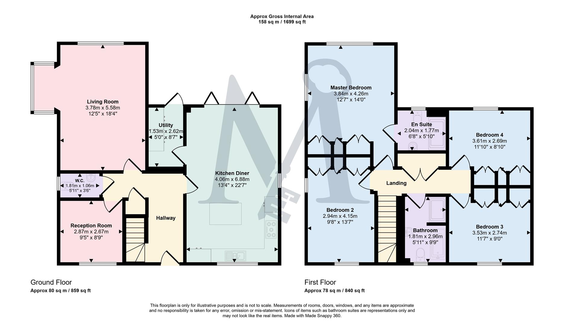 The Chichester, Plot 44, Grange Meadows, Coalville floorplan