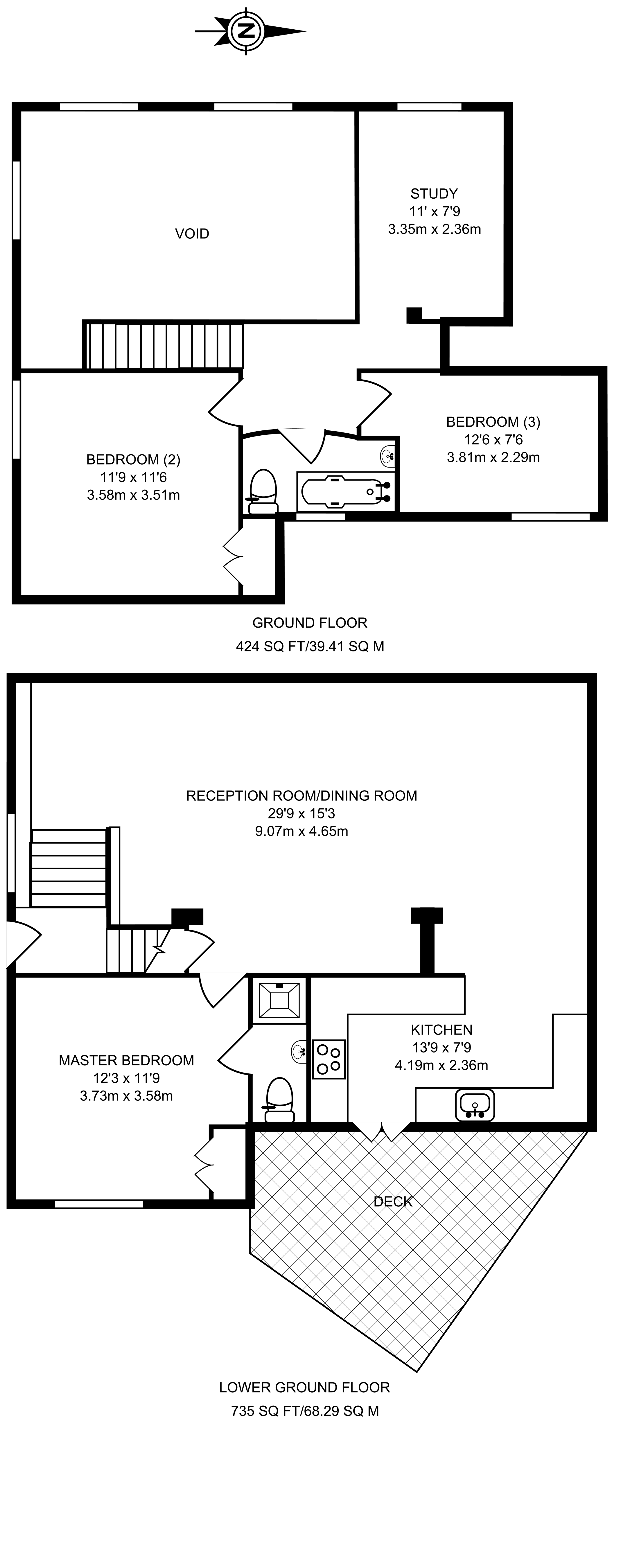 3 Bedrooms Flat to rent in Merton Road, Wandsworth, London SW18