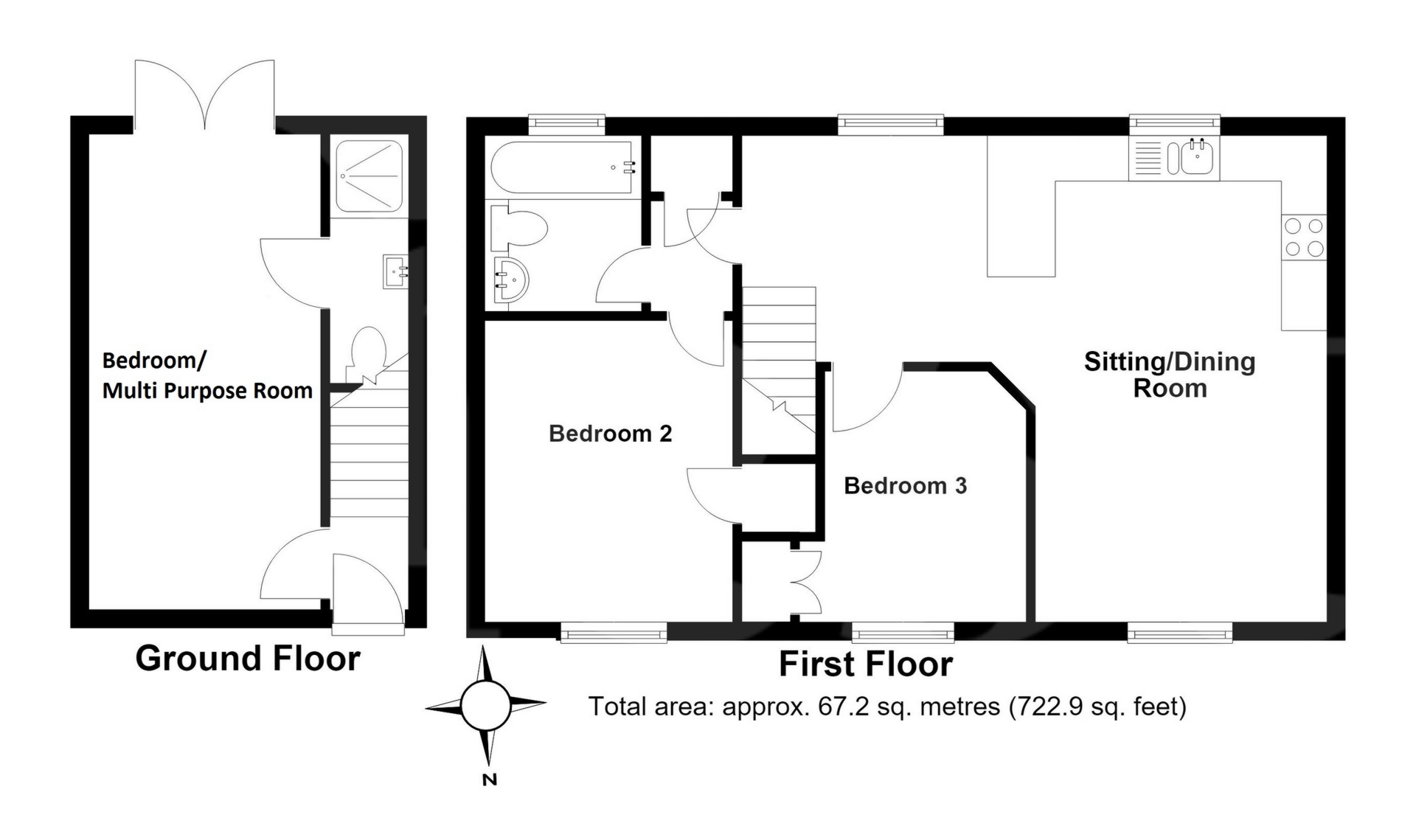 9, Weycroft Close, Exeter floorplan