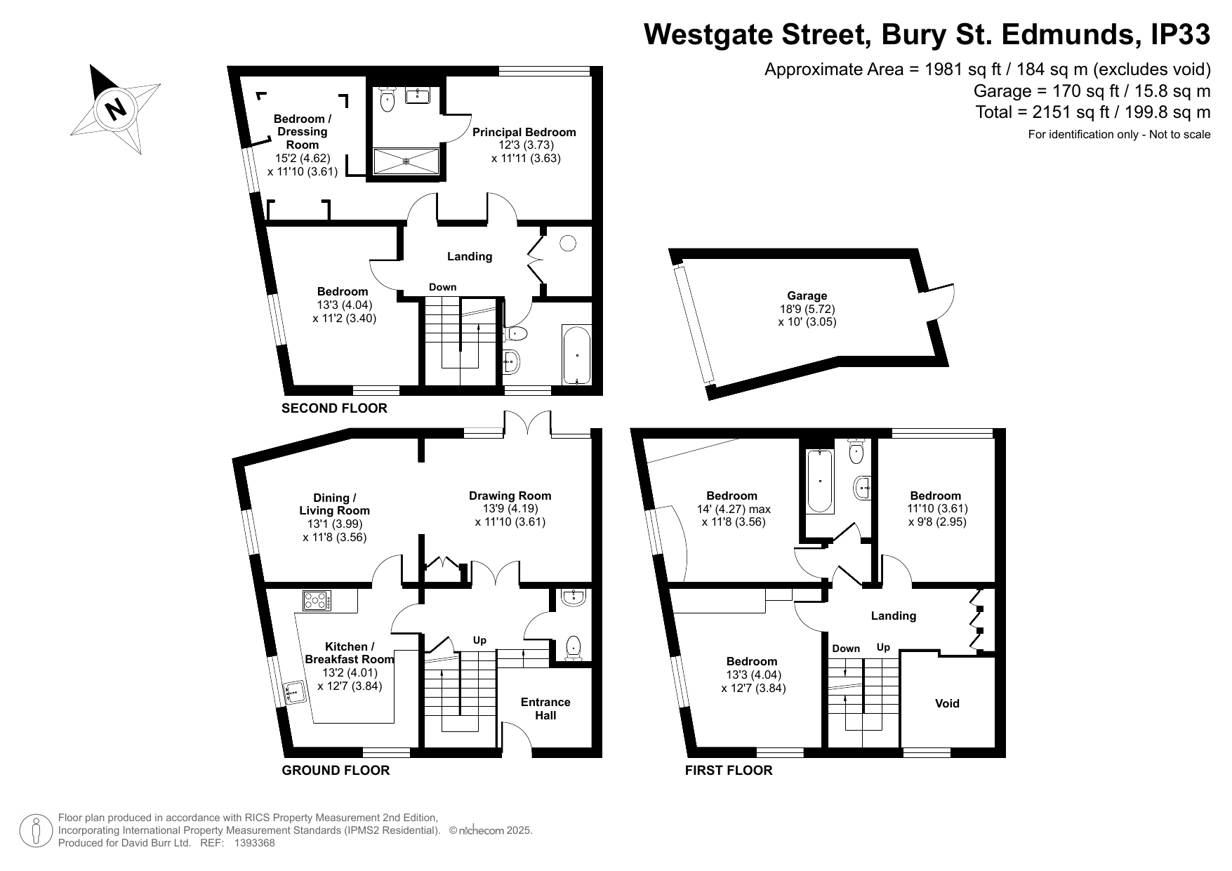 62, Westgate Street, Bury St. Edmunds floorplan