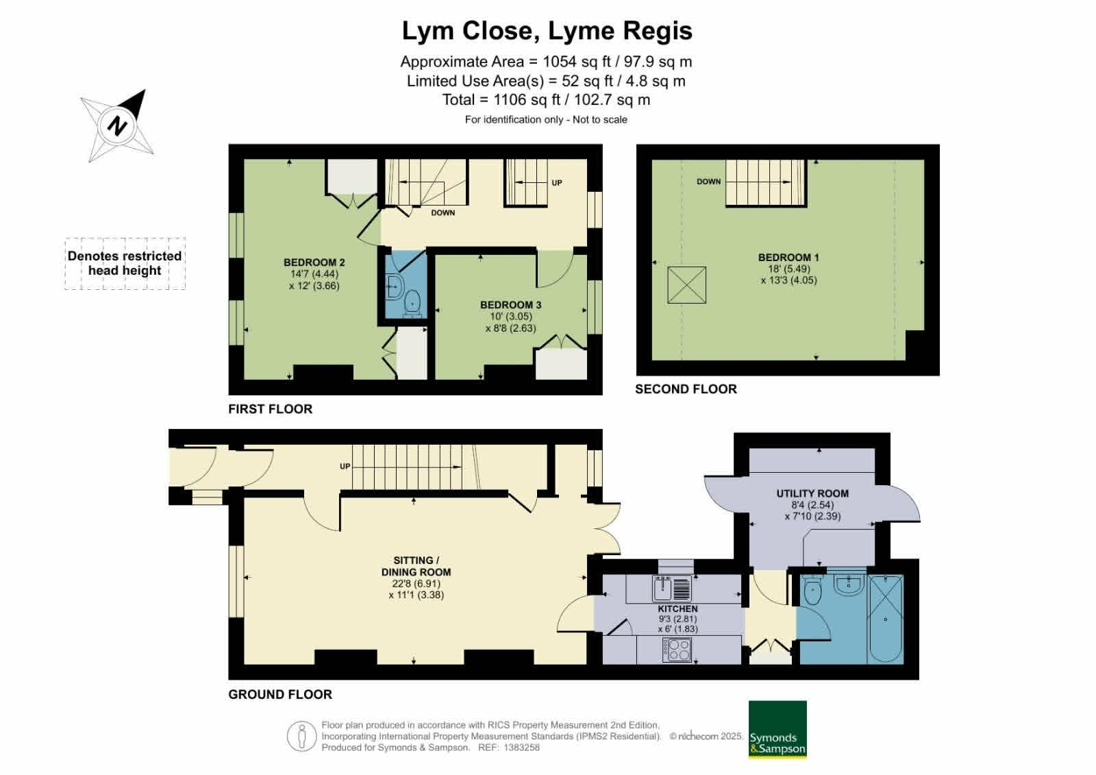 6, Lym Close, Lyme Regis, Dorset floorplan