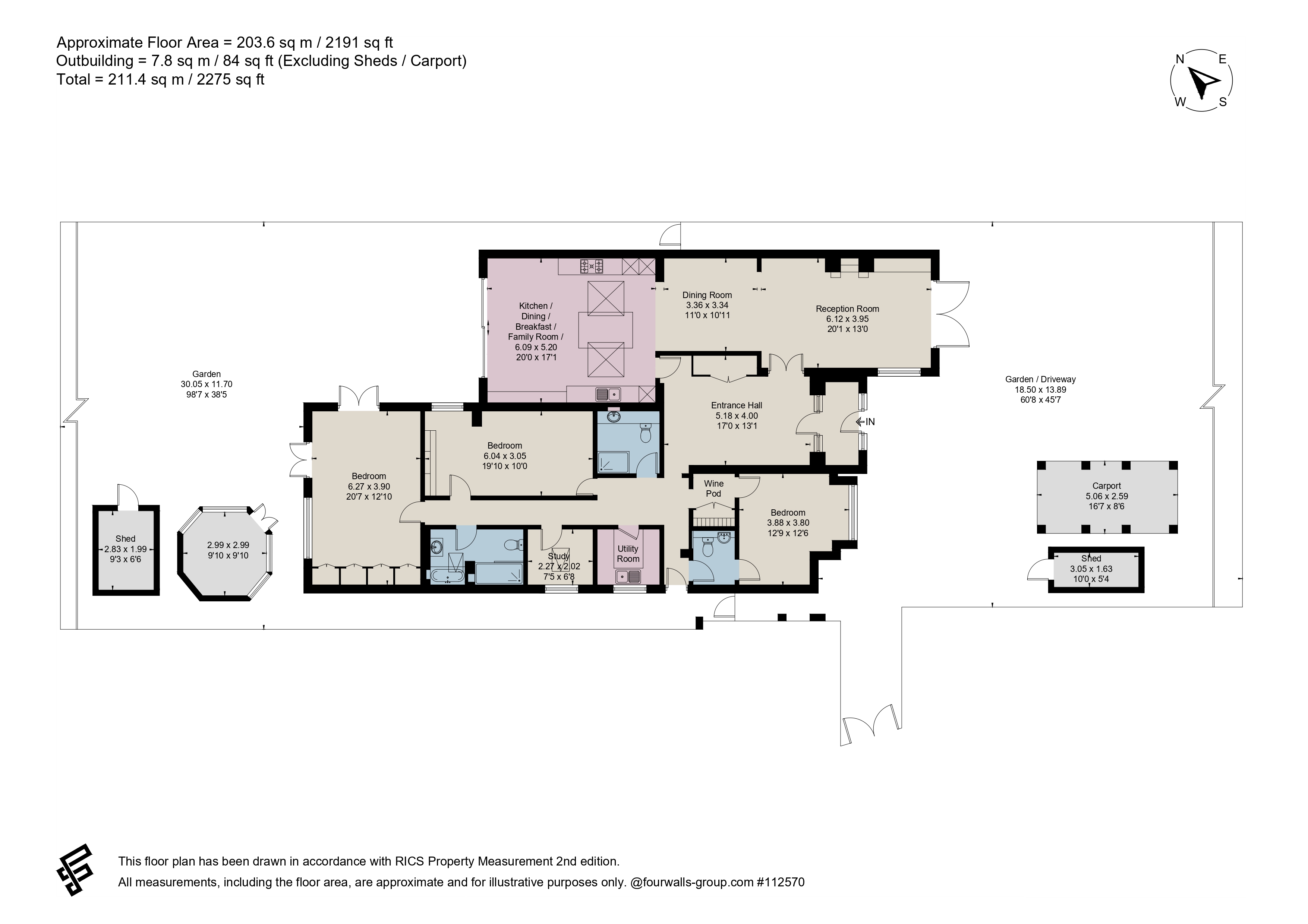 25, Ferry Road, Twickenham floorplan