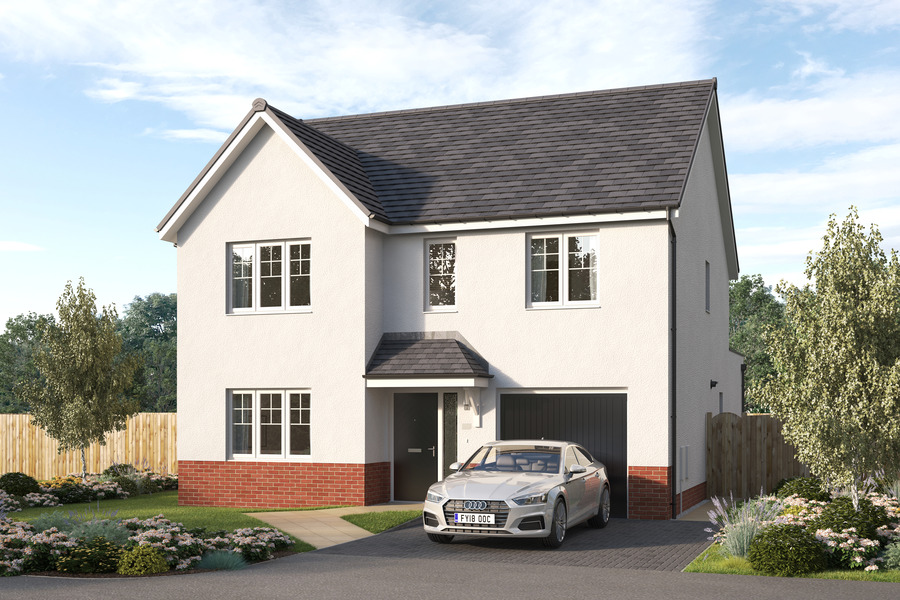 Computer Generated Image, Indicative Exterior, New Build Home