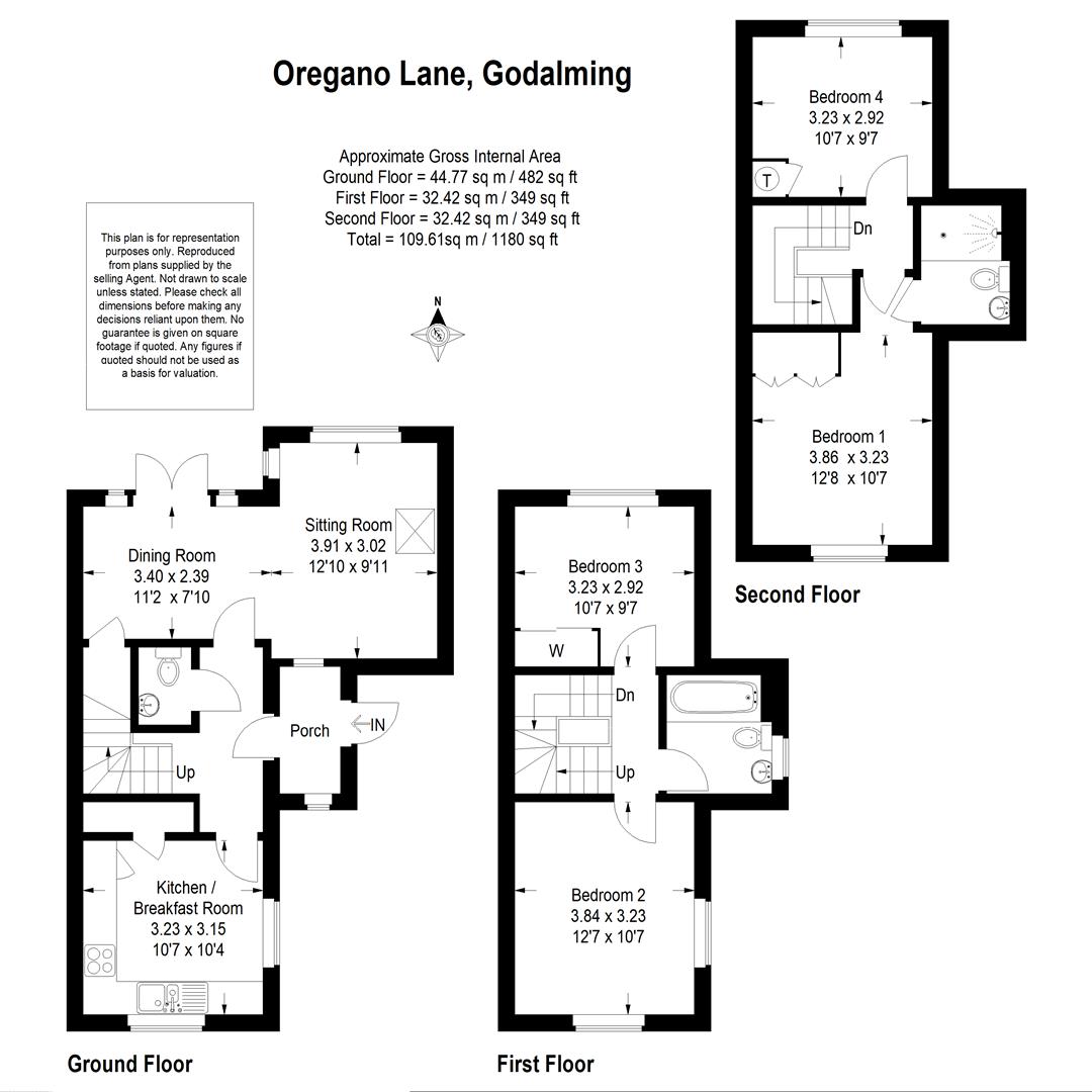 2, Oregano Lane, Godalming floorplan