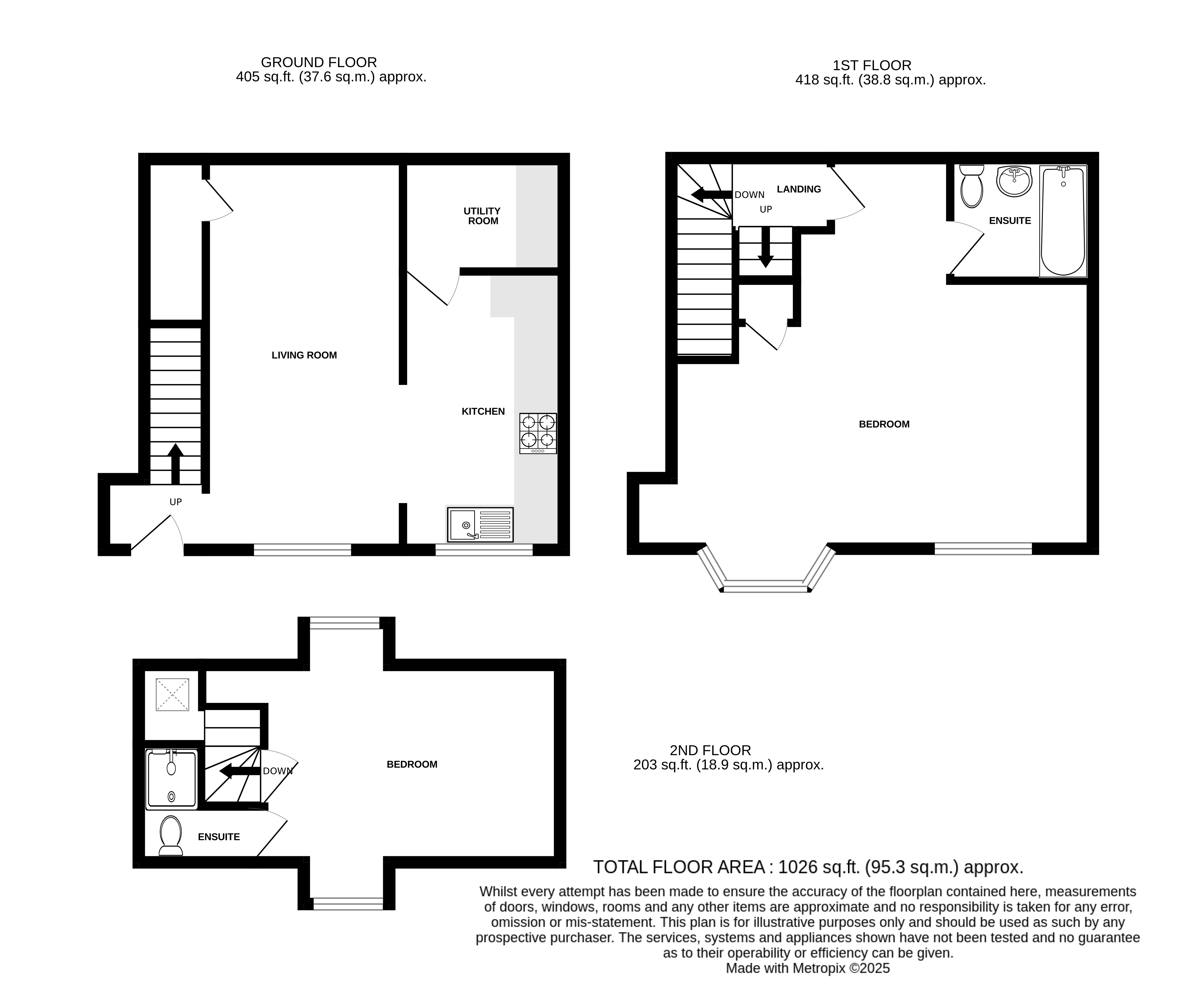 8 De Walden Mews , Meads Road, Eastbourne floorplan