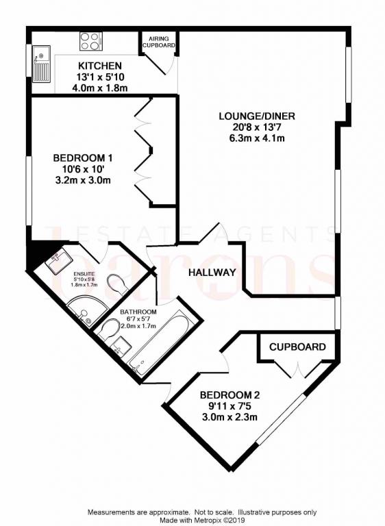 2 Bedrooms Flat for sale in Beggarwood, Basingstoke RG22