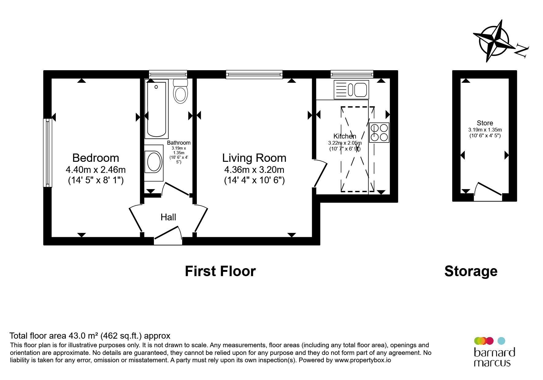 De Crespigny Park, London floorplan