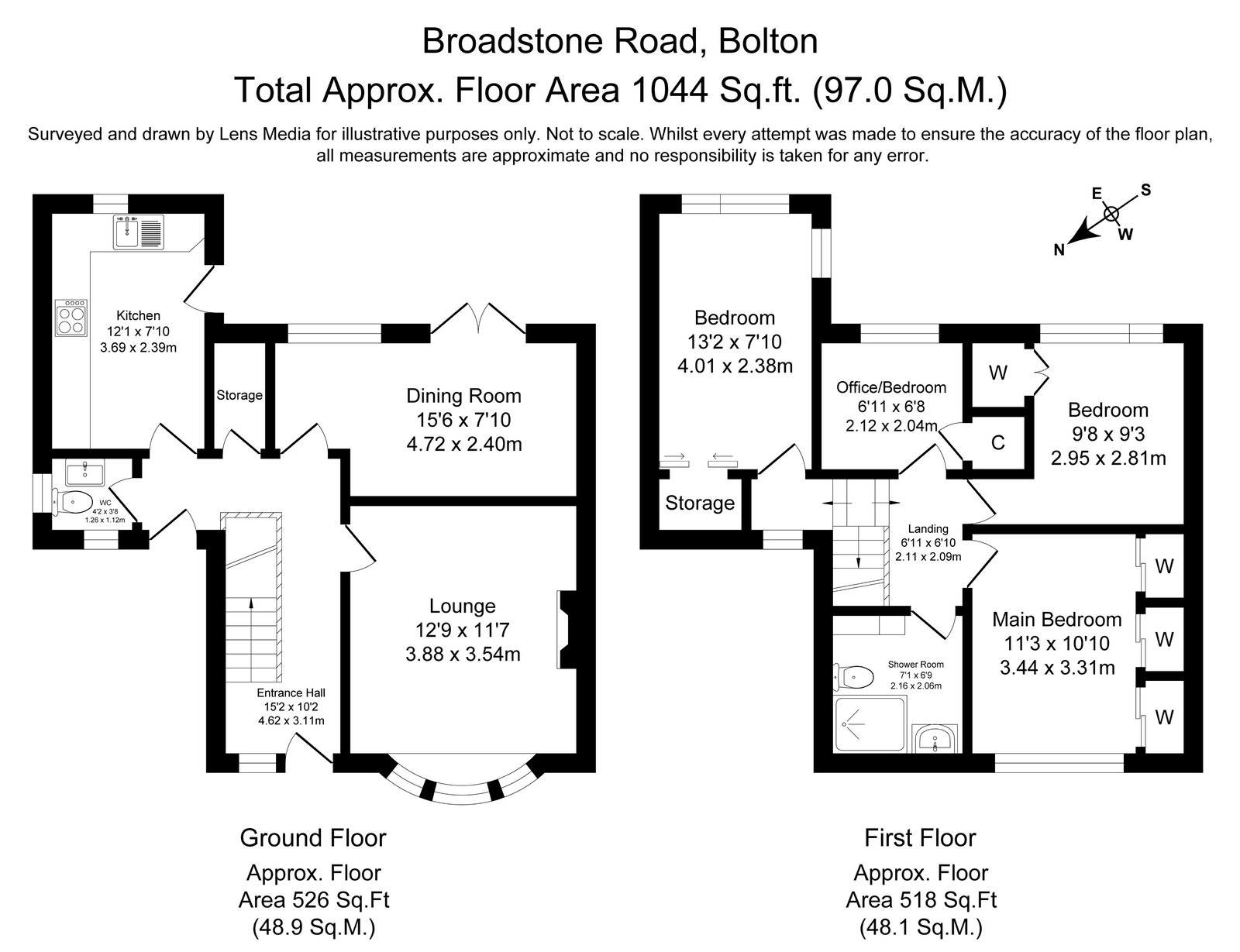 68, Broadstone Road, Bolton floorplan