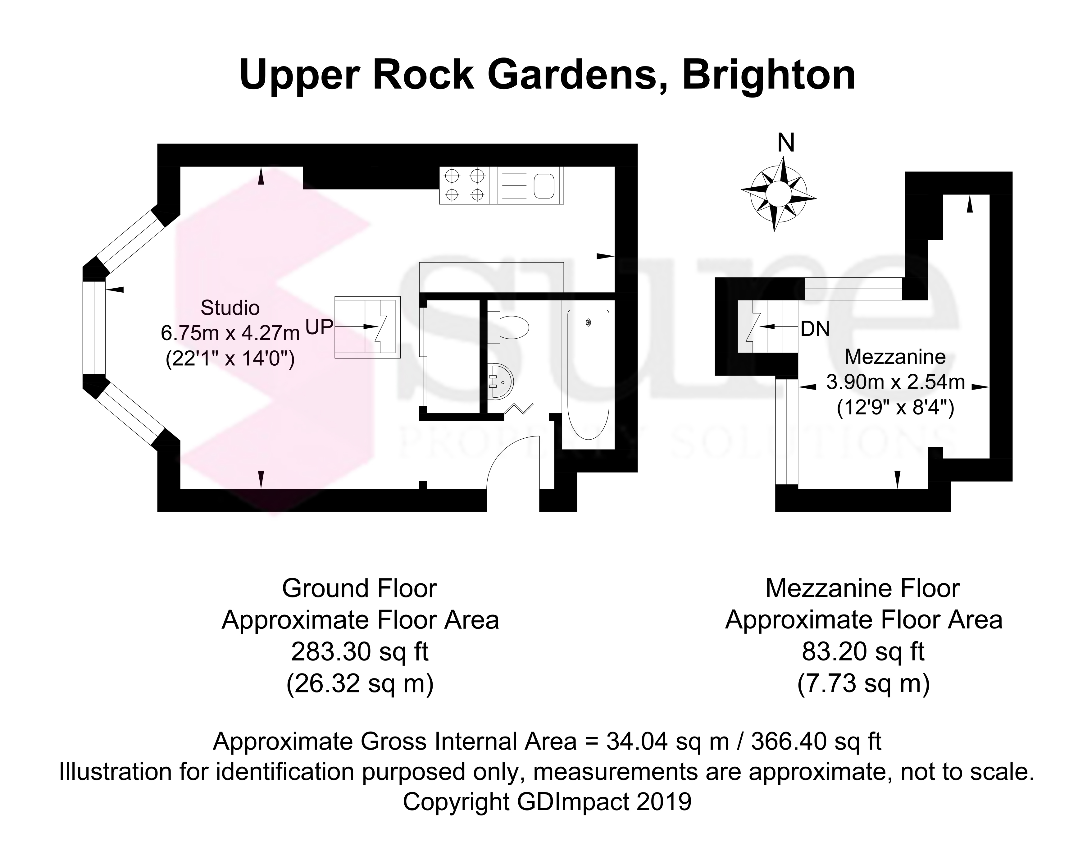 0 Bedrooms Studio to rent in Upper Rock Gardens, Brighton, East Sussex BN2