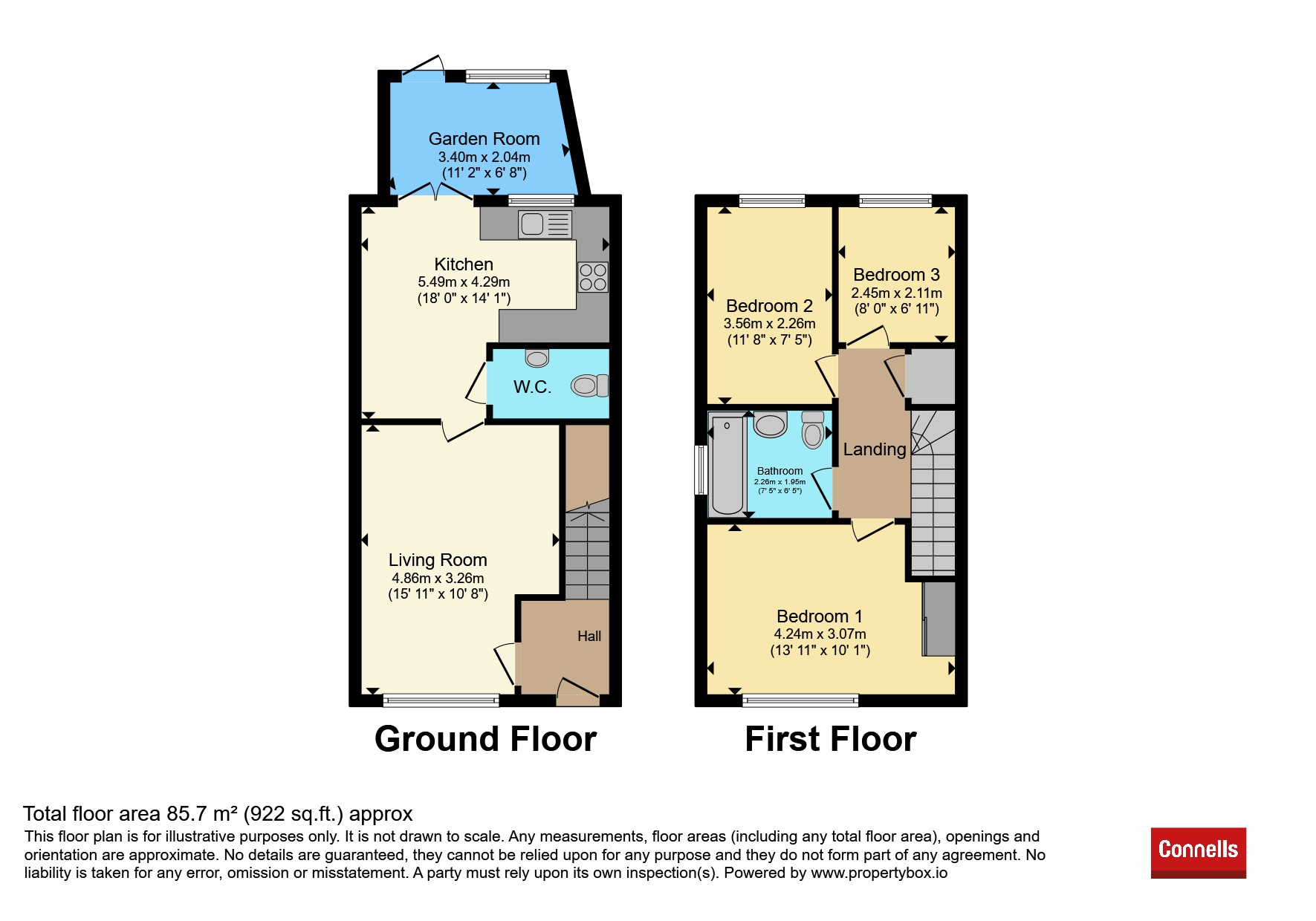 21, Wharrad Close, Alcester floorplan